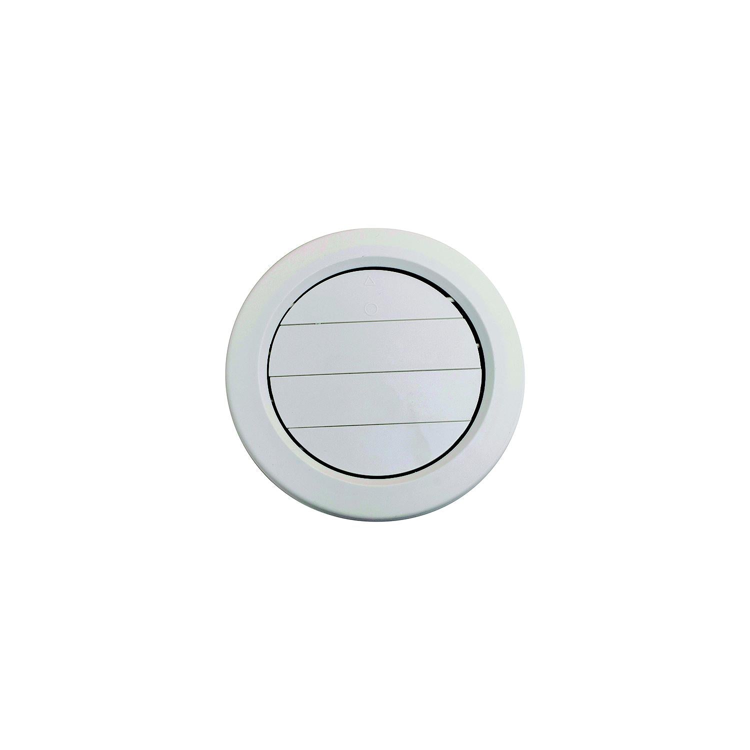 Valterra Adjustable Ceiling Vent, Medium White