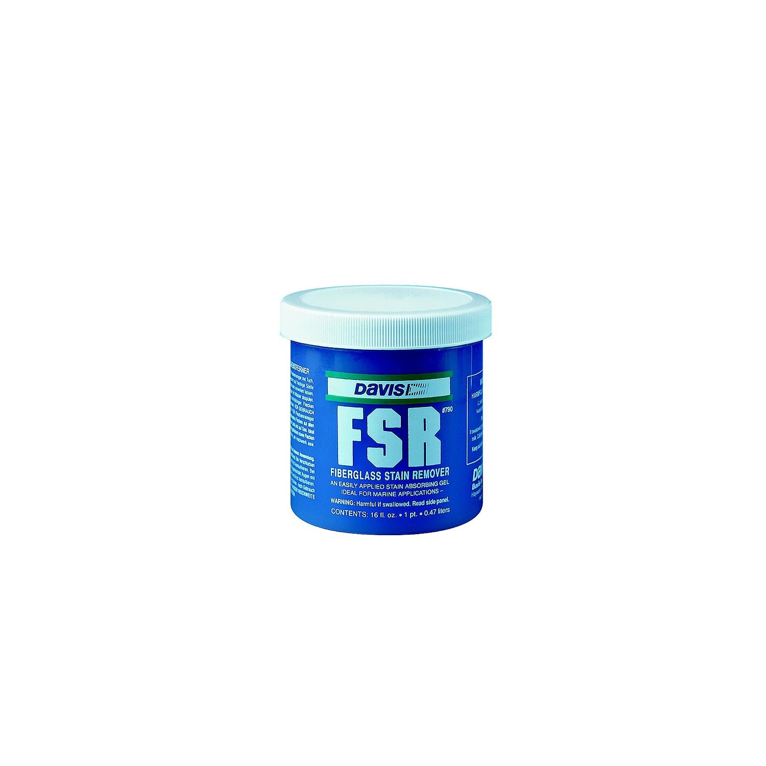 Davis FSR Fiberglass Stain Remover, 16 oz.