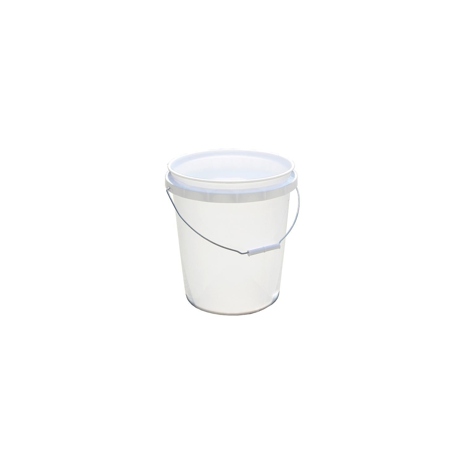 3-1/2 Gal. Plastic Industrial Pail, White