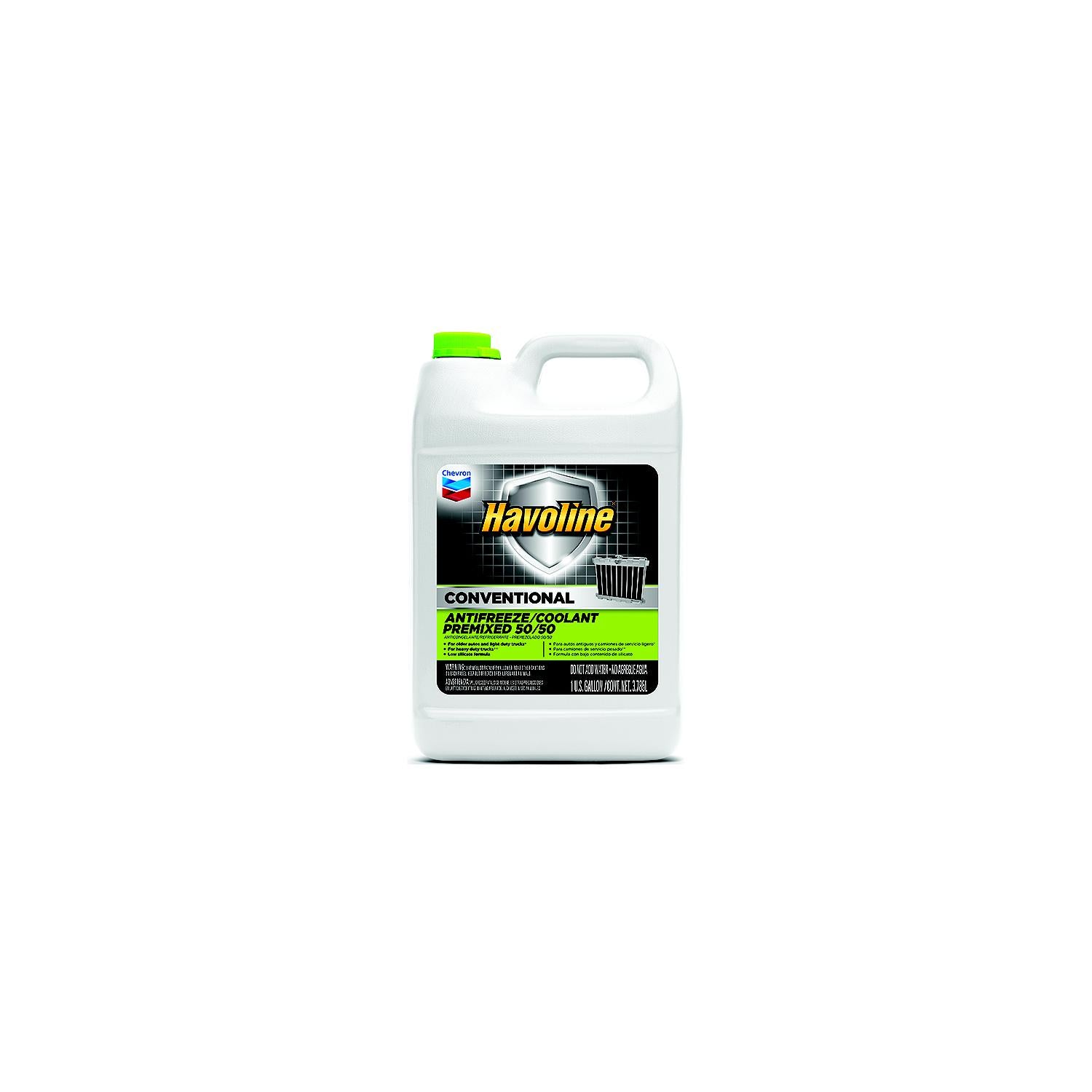 Chevron 226821490 Havoline Conventional Antifreeze/Coolant Premix 50/50, Gal.