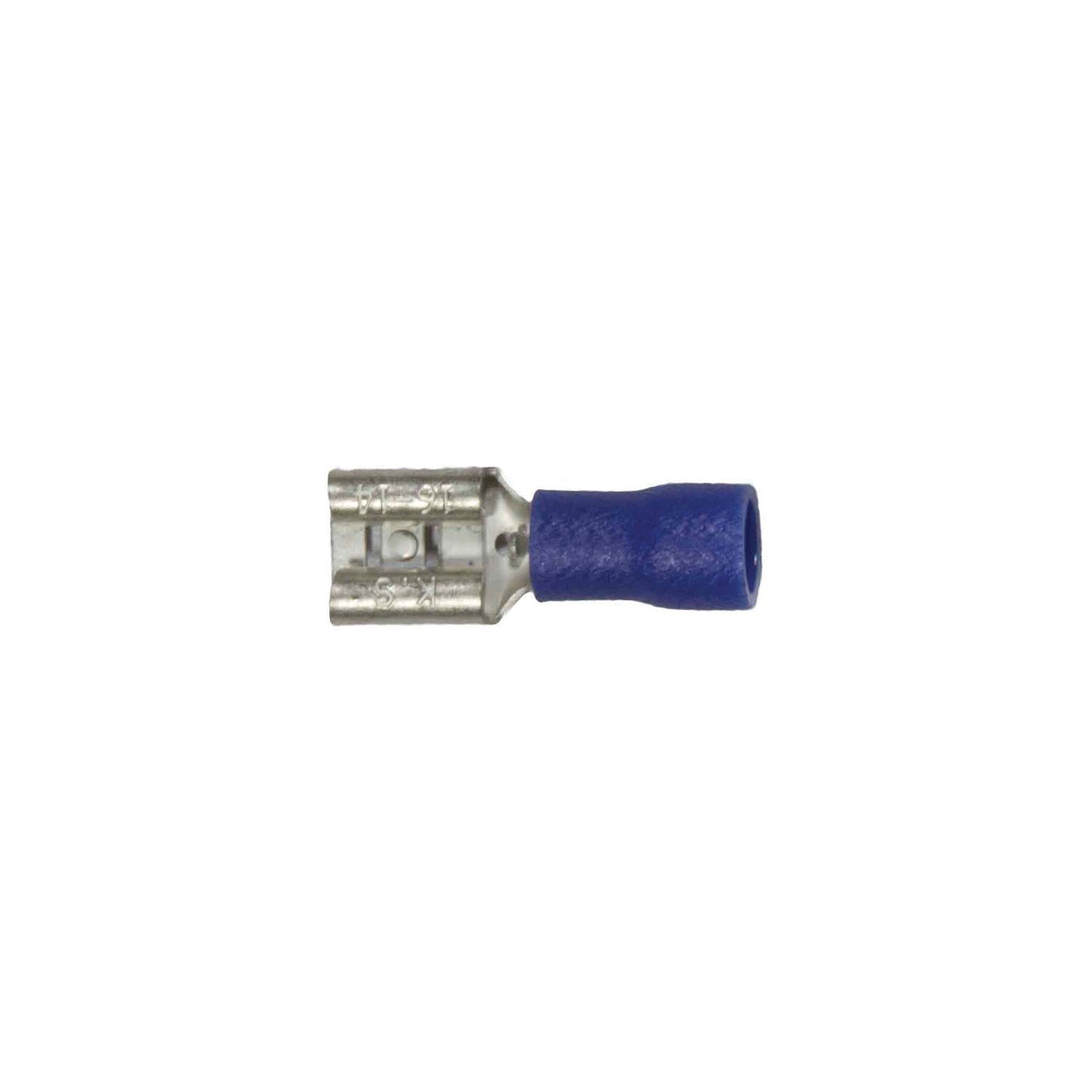 Battery Doctor Blue Vinyl Insulated Quick Disconnects, 16-14 AWG, Female, 25/Pk.