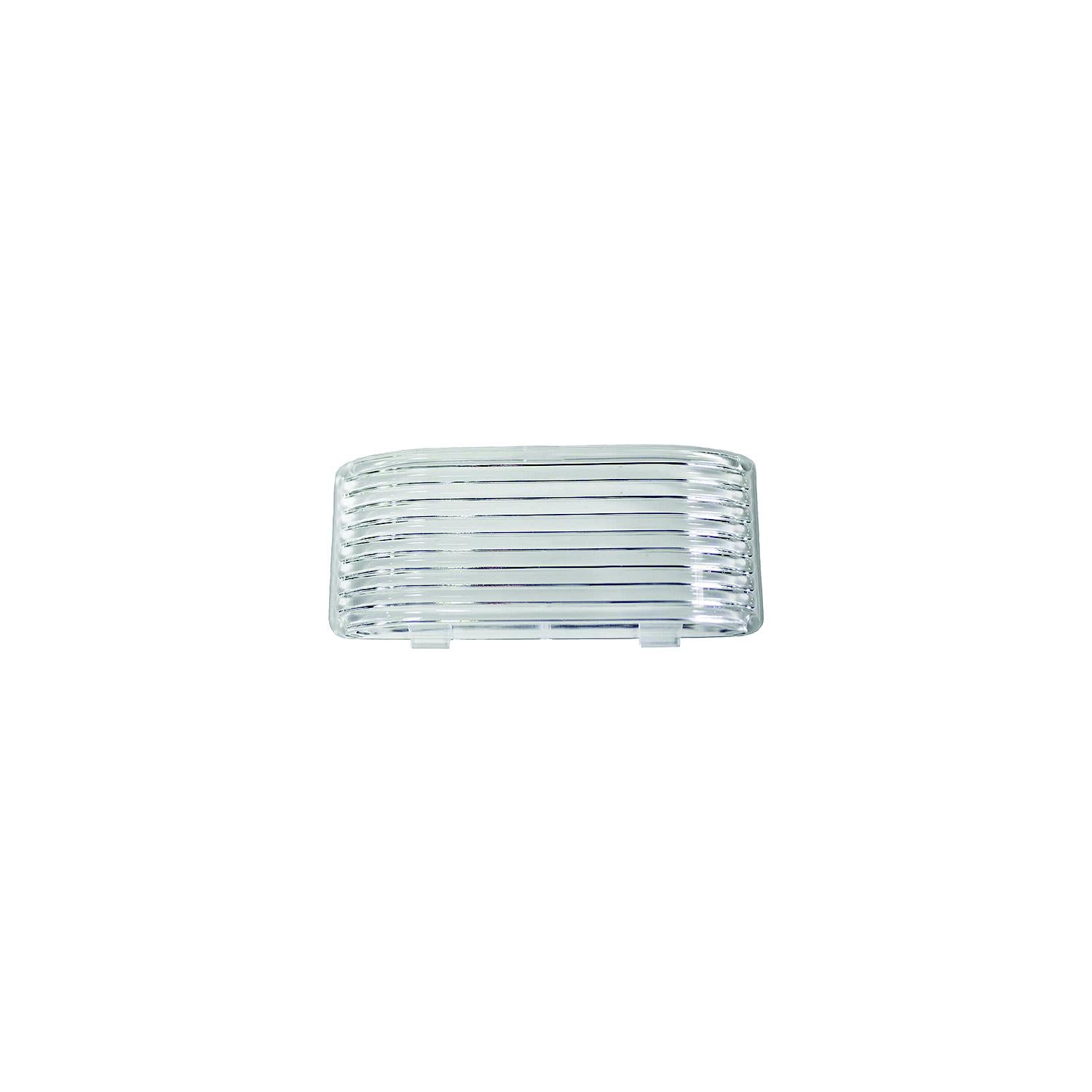 Valterra DG71262VP Porchlight Replacement Lens, Oval, Clear