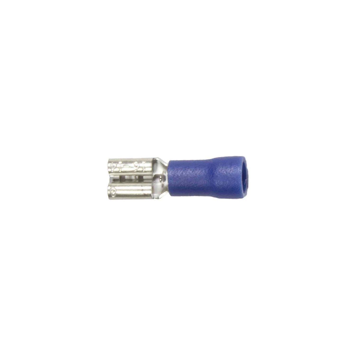 Battery Doctor Blue Vinyl Insulated Quick Disconnects, 16-14 AWG, Female, 25/Pk.