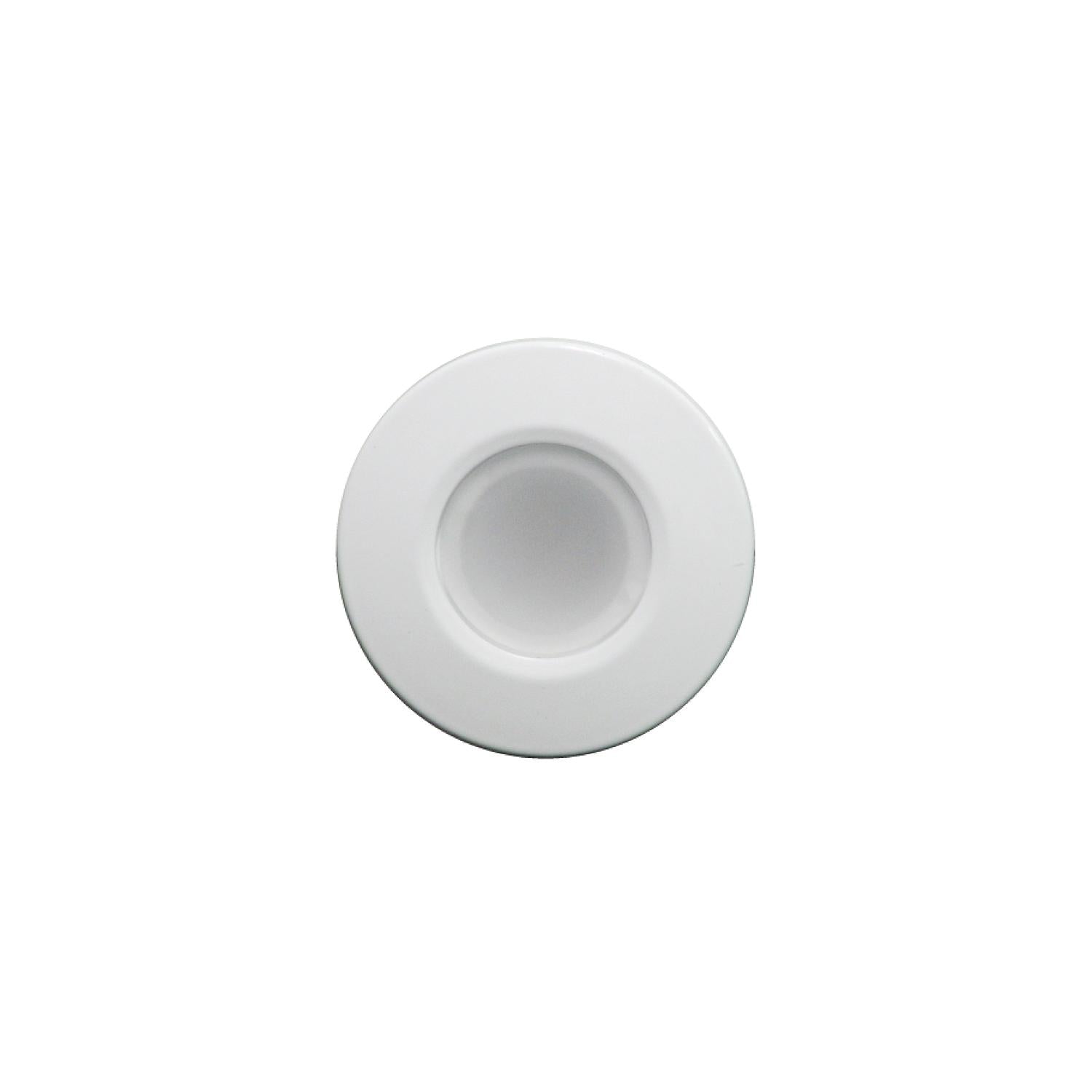 Lumitec Orbit Flush Mount Down Light, White Bezel, White/Blue/Red/Purple Light