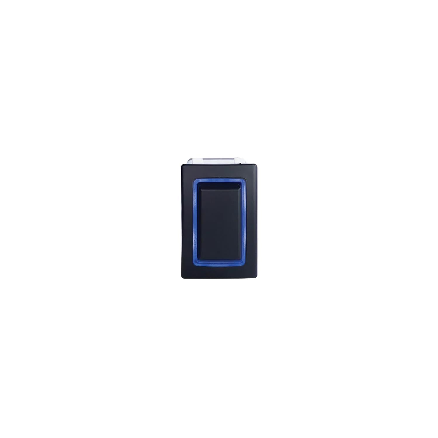 Sierra RK40610B Rocker Switch w/Halo LED Light, ON - OFF, SPST, Blue