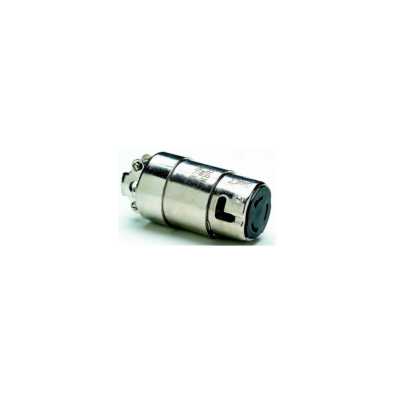 Hubbell Nickel Plated Brass Heat Resistant 50A Connector Body