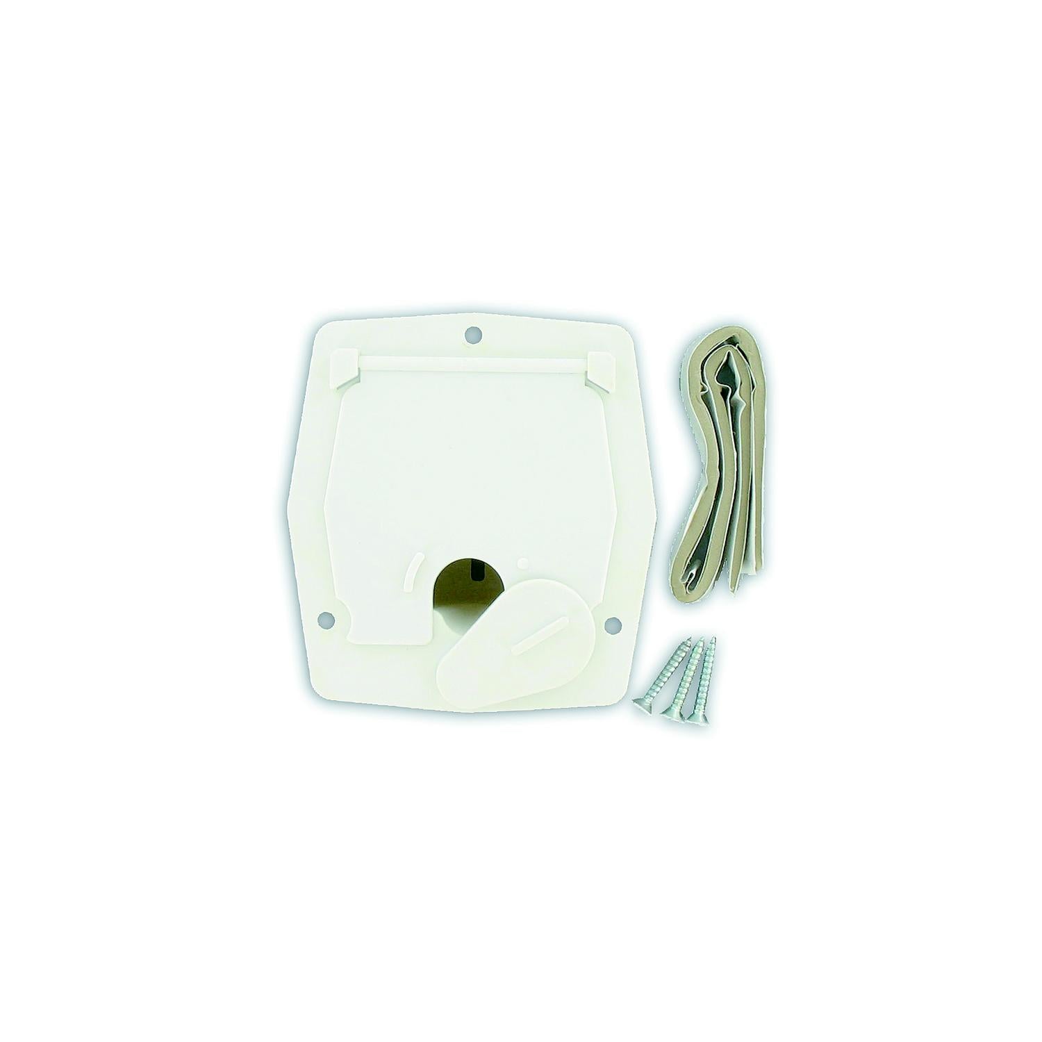 Valterra Cable Hatch, Small Square, White