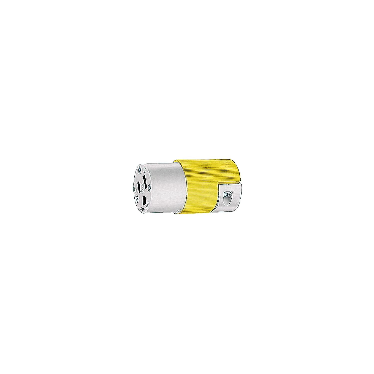 Hubbell HBL52CM69CYellow 15A 125V Connector Body