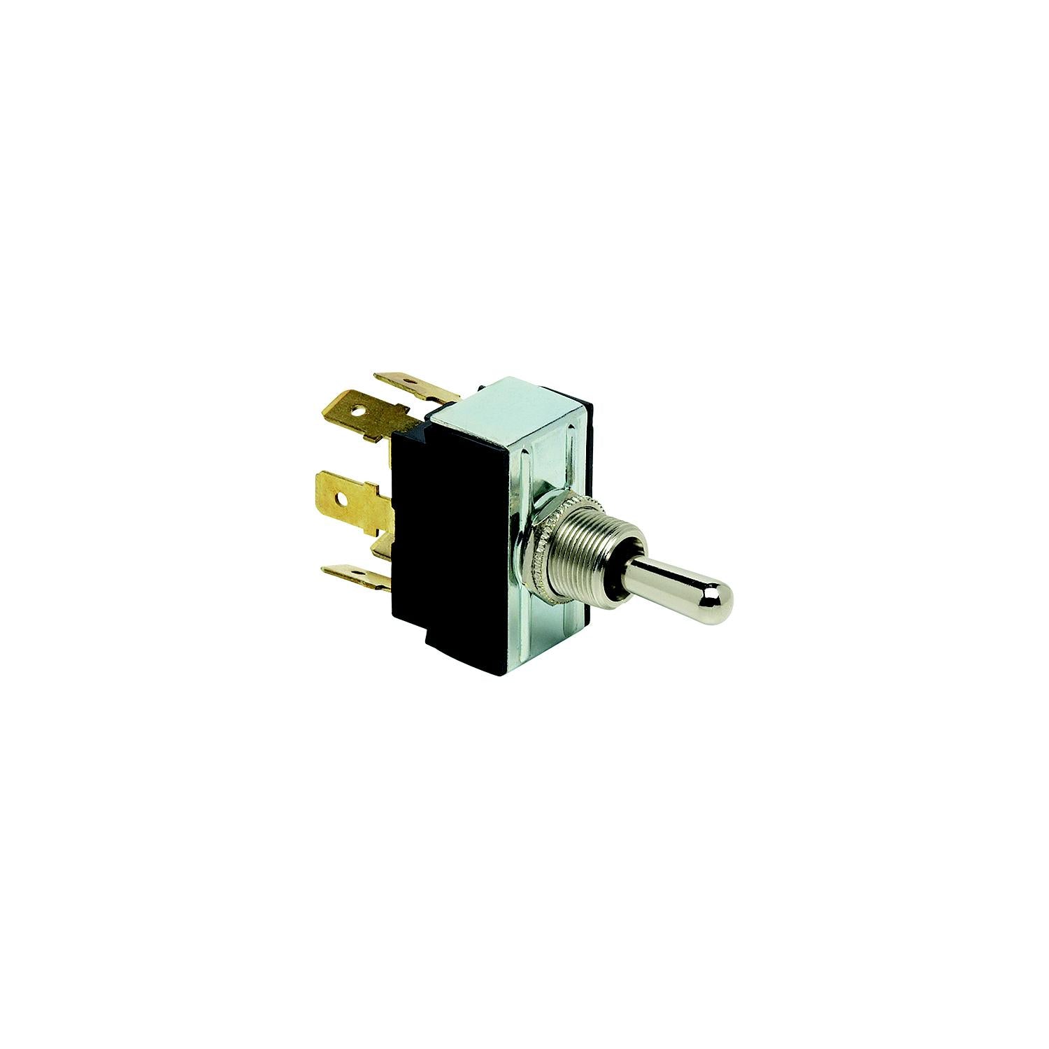 Cole Hersee 55081BP Toggle Switch, (ON)-OFF-ON DPDT, Retail Pkg