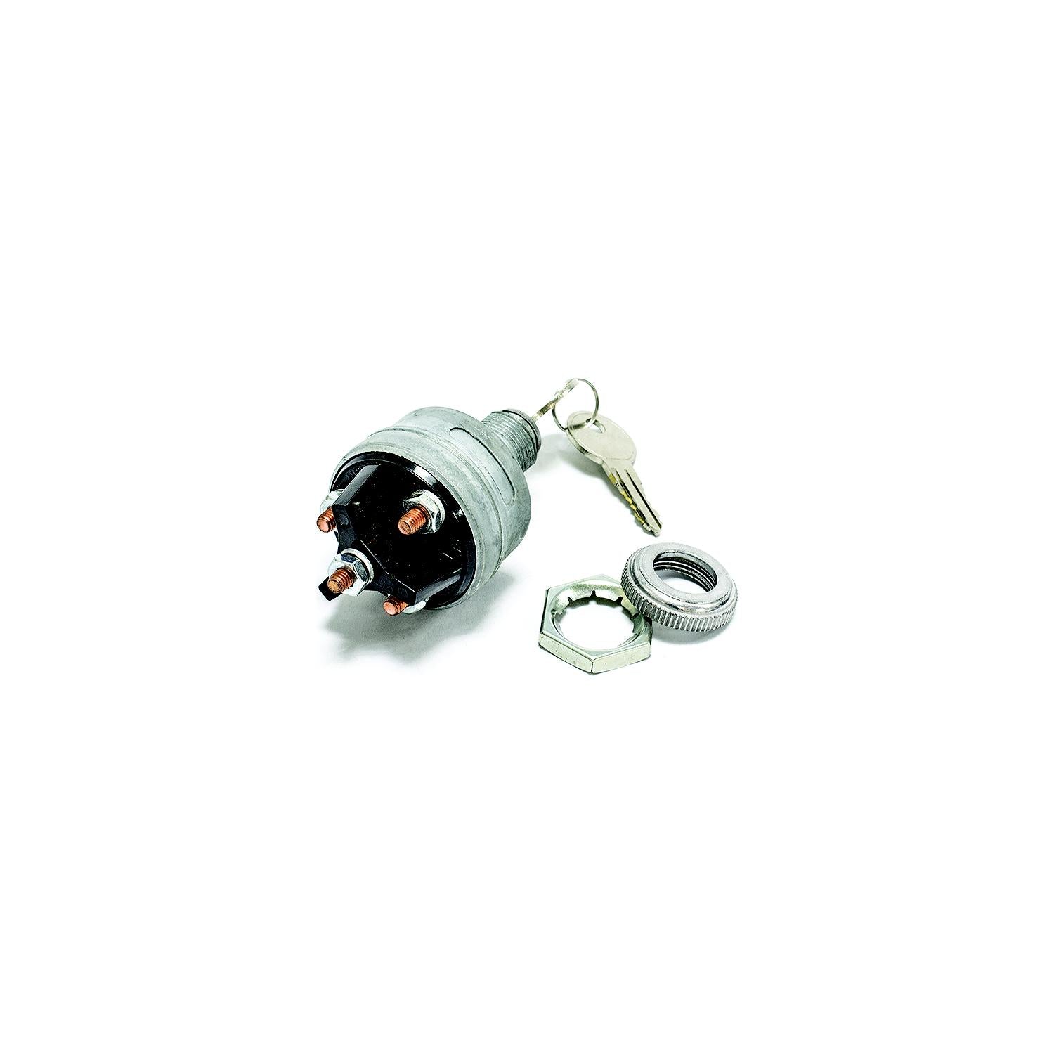 Sierra UN12140 Conventional 4 Position 5/8" Zinc 4 Stud Terminal 12V 15 Amp Ignition Starter Switch