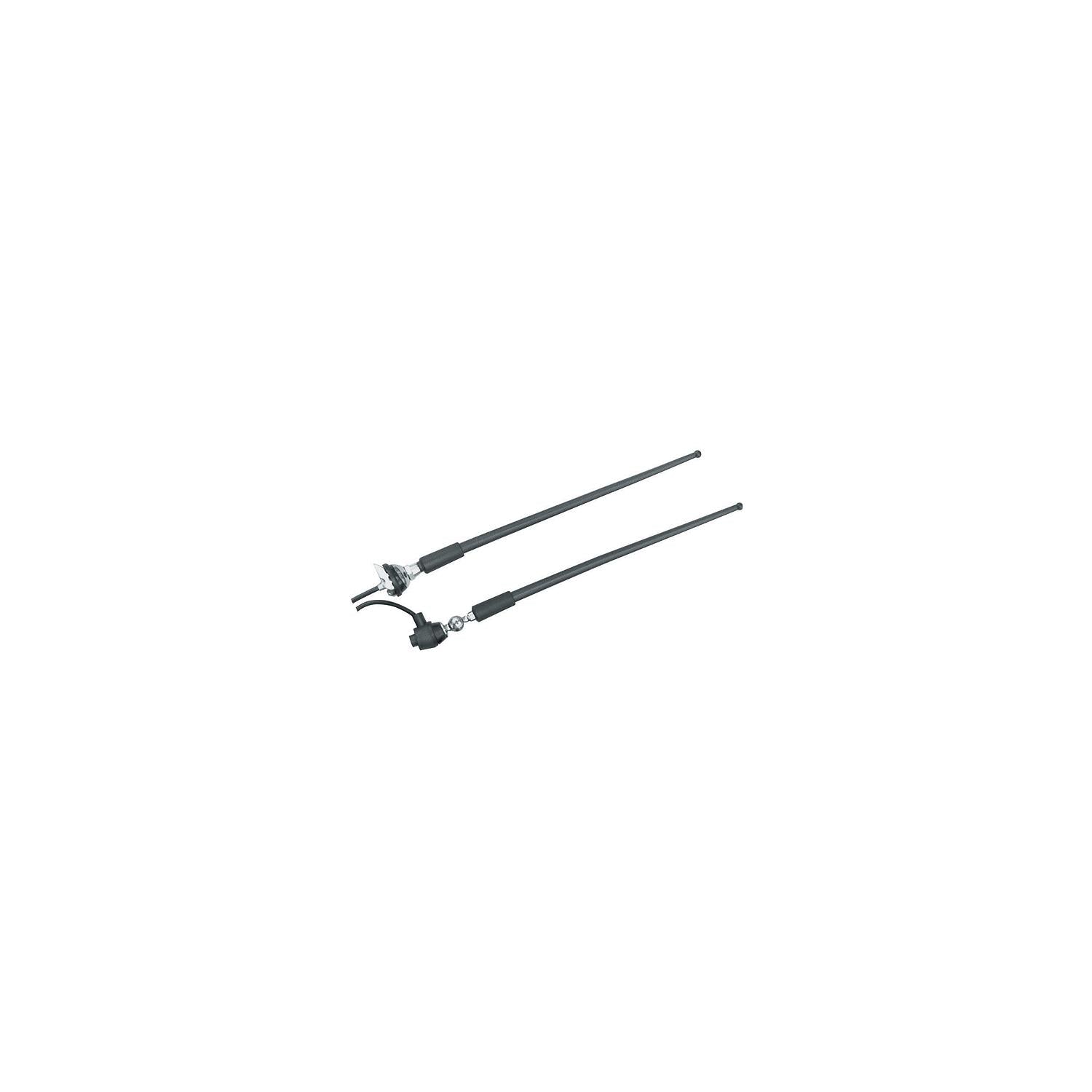 Peterson 13" Universal Rubber-Mast Antenna - Black