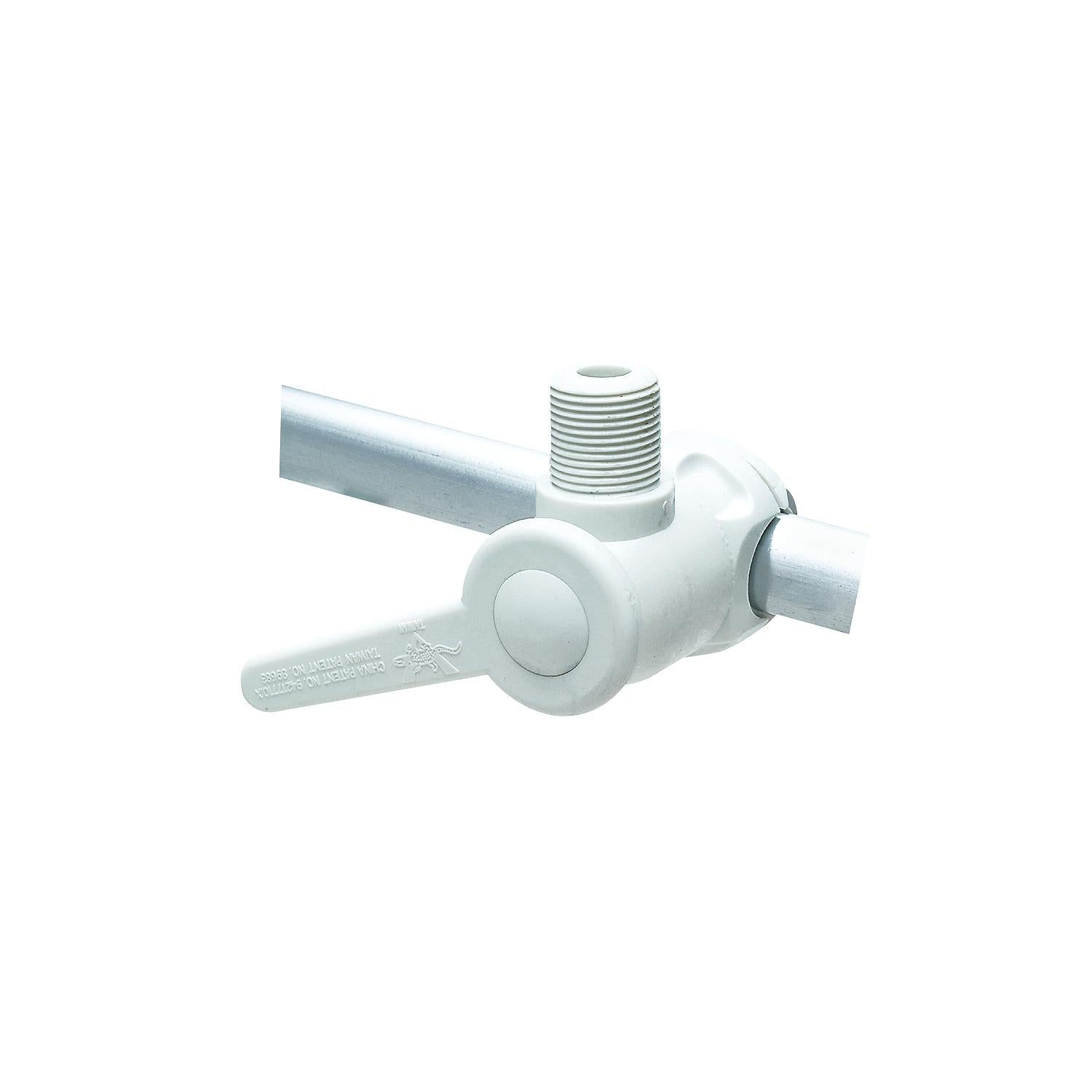 Seachoice 19561 Nylon Antenna Rail Mount - White