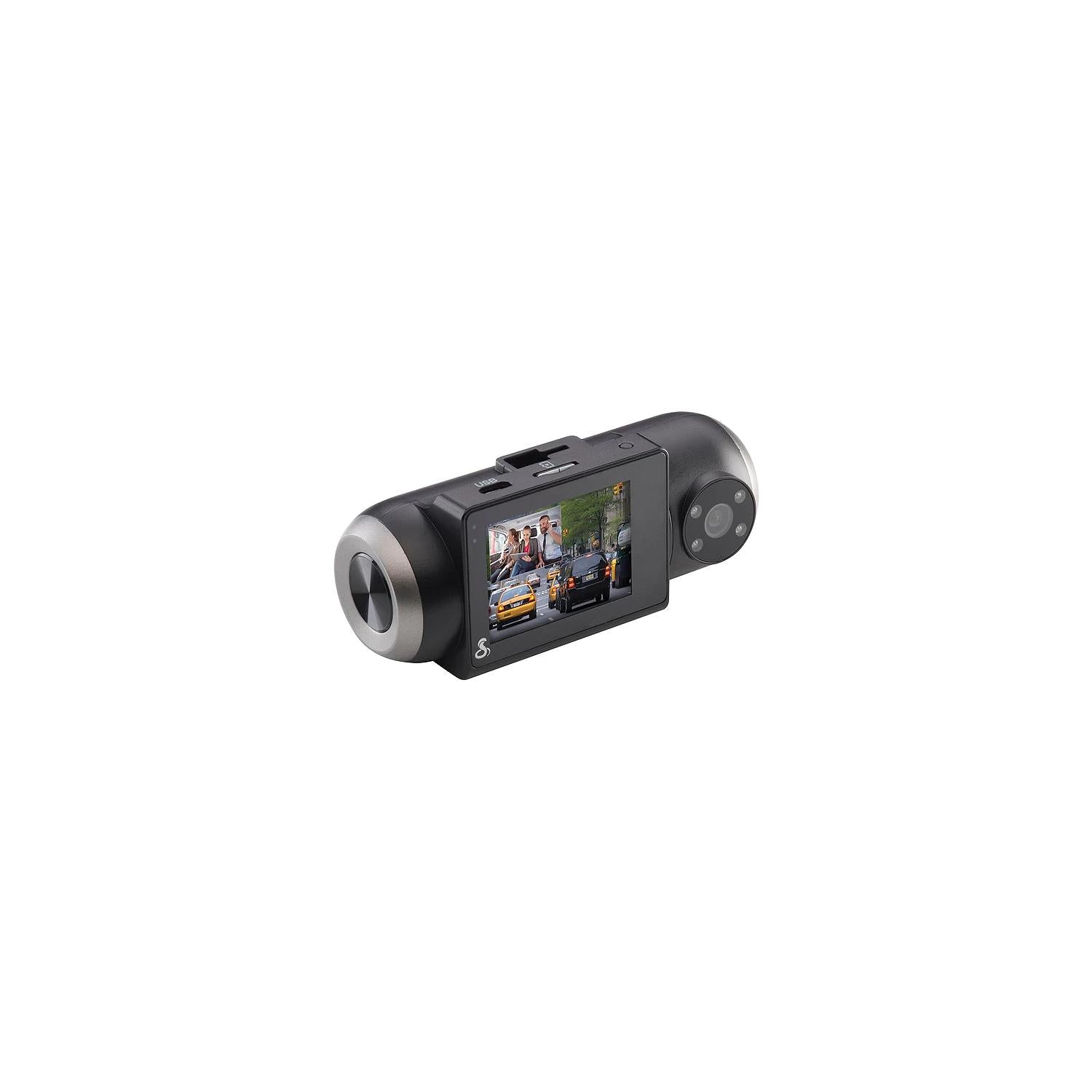 Cobra SC201 SC 201 Dual-View Smart Dash Cam With Navigation