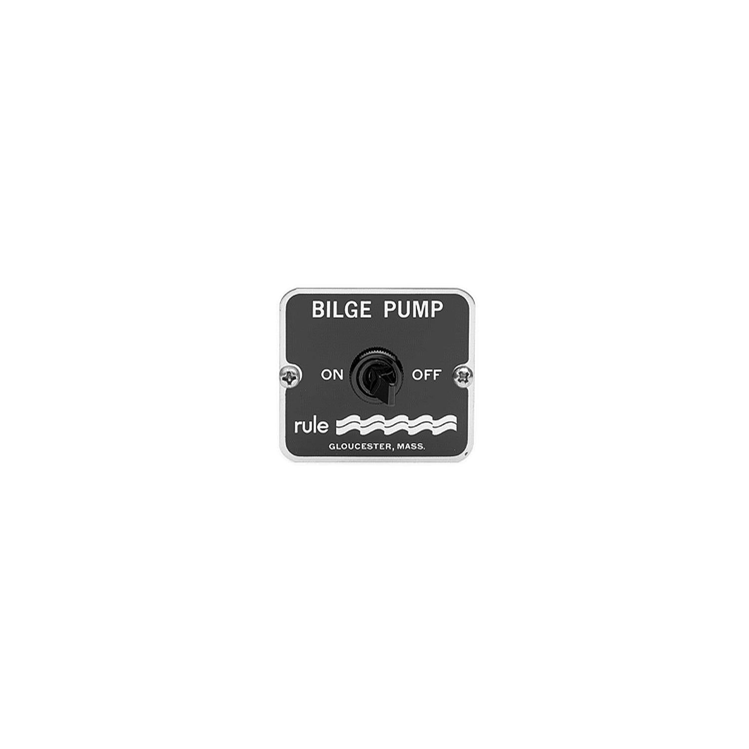 Rule 2-Way Bilge Panel Switch 12/24/32V