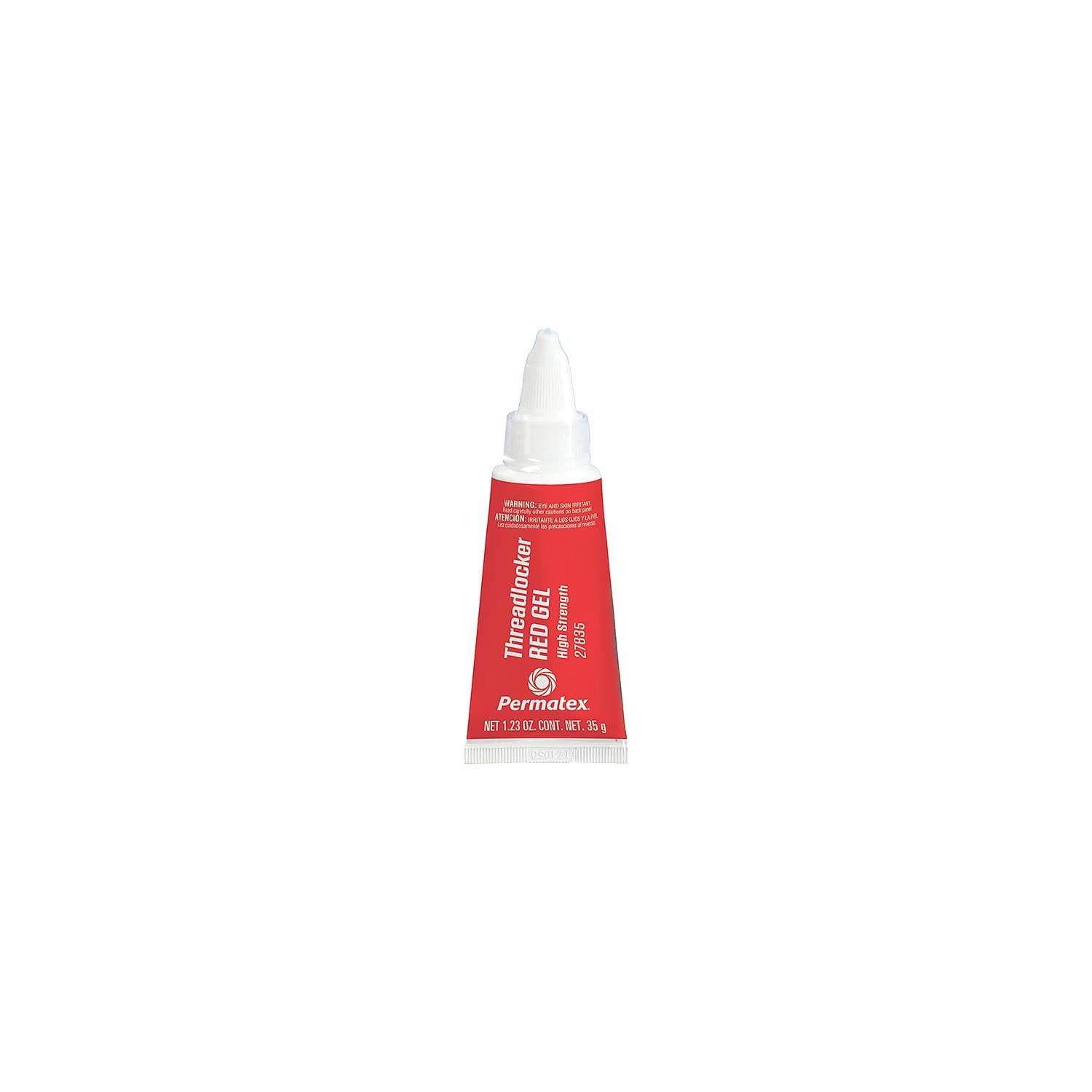 Permatex 27835 High Strength Threadlocker Red Gel, 35 gr., Red