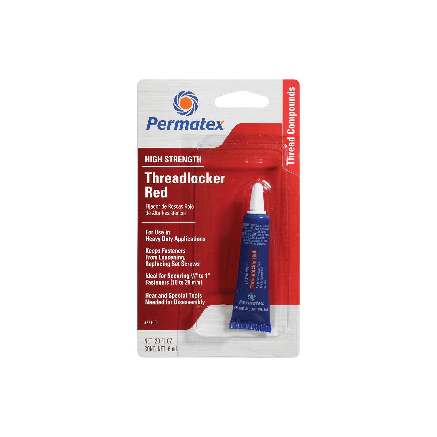 P 6 Ml #271 High Threadlocker