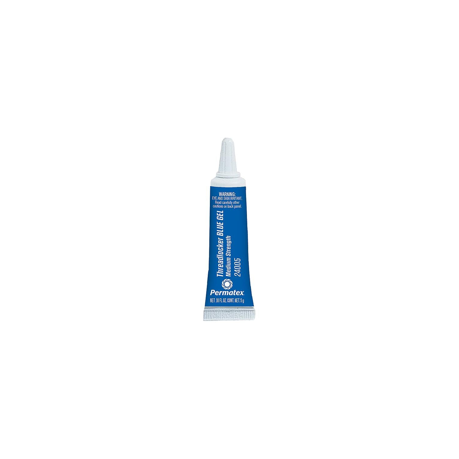 Permatex 24005 Medium Strength Threadlocker Blue Gel, 5 gr., Blue