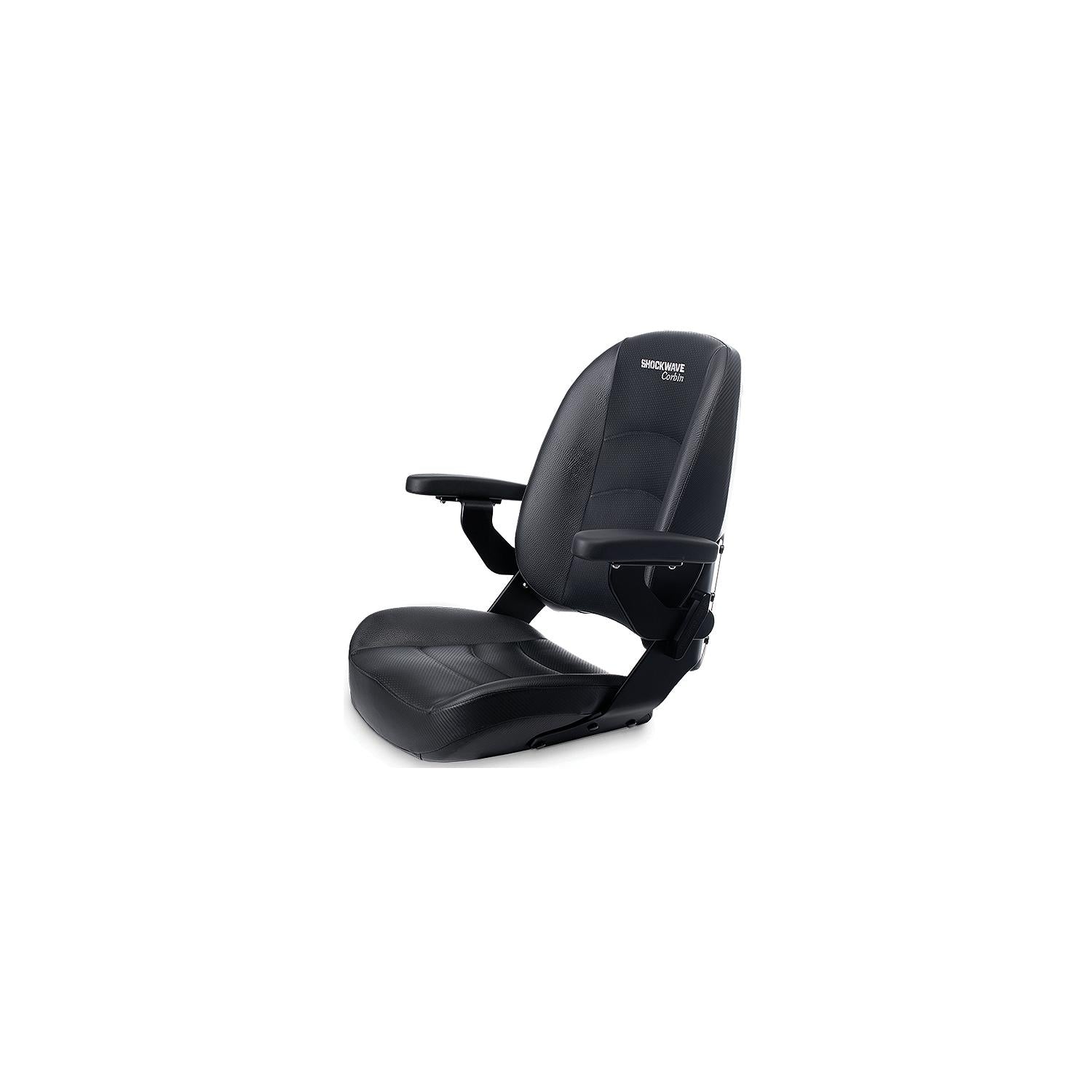 Shockwave SW04920B Commander Sport/Fishing Seat, Onyx (Black)