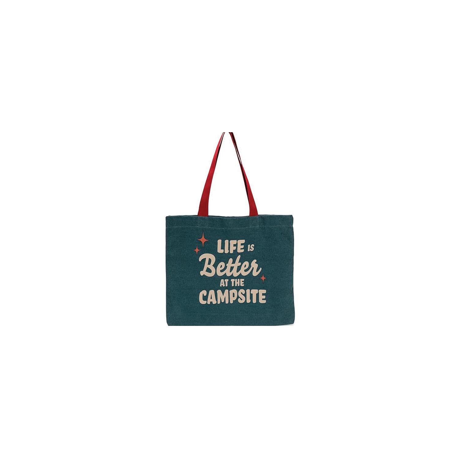 Camco 53481 Tote Bag, Life Is Better Campsite, Navy