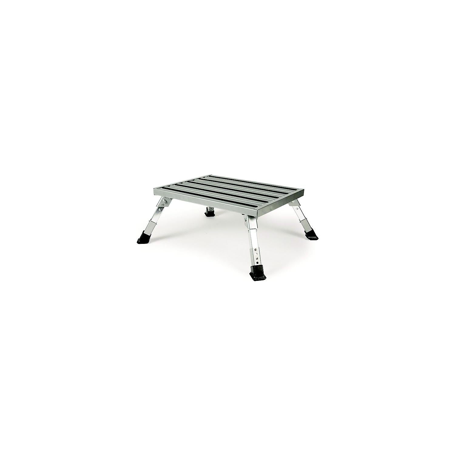 Camco 43676 Adjustable Height Aluminum Platform Step Stool