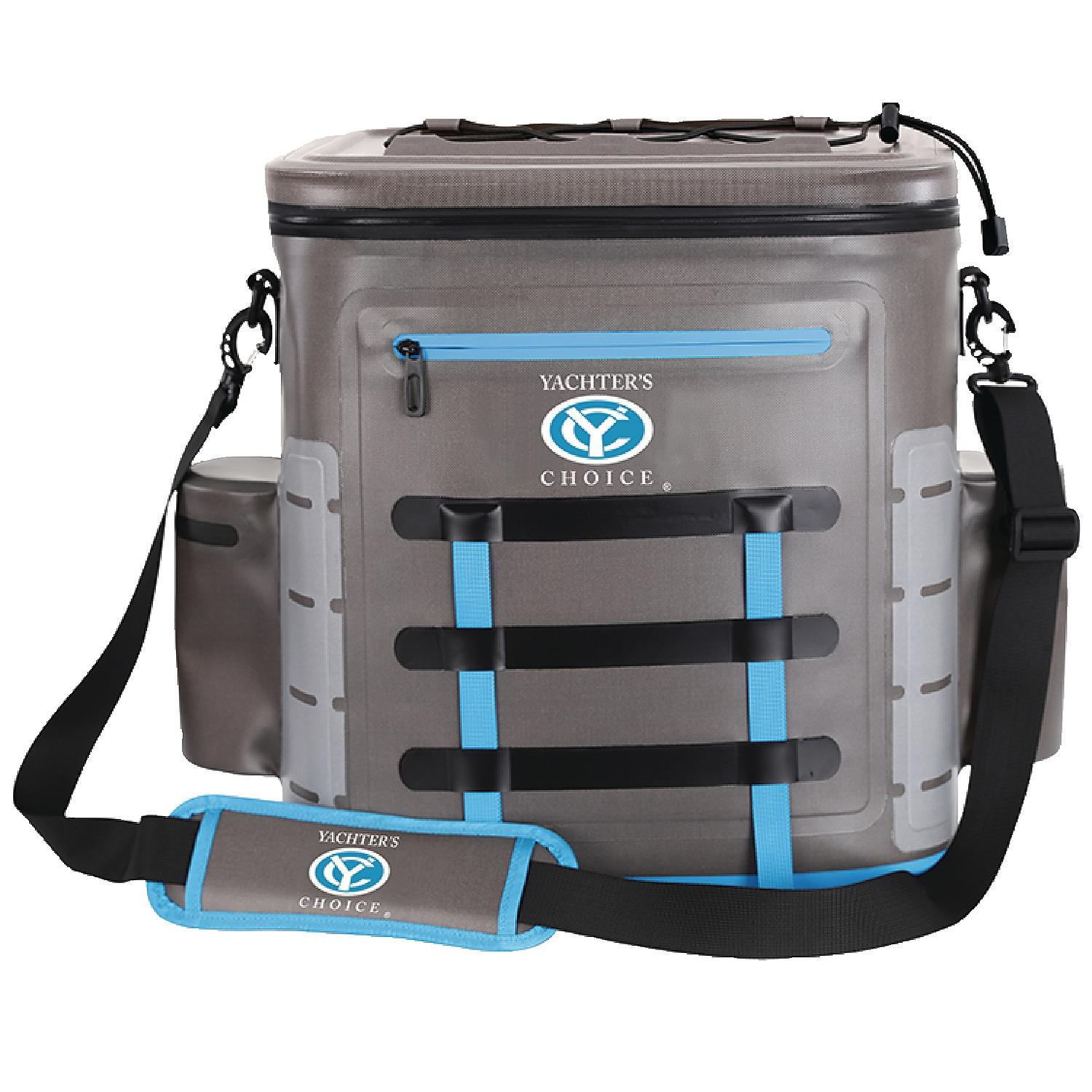 Yachter's Choice 50052 Soft Cooler
35 Can Capacity / Shoulder Strap, Grey/Blue