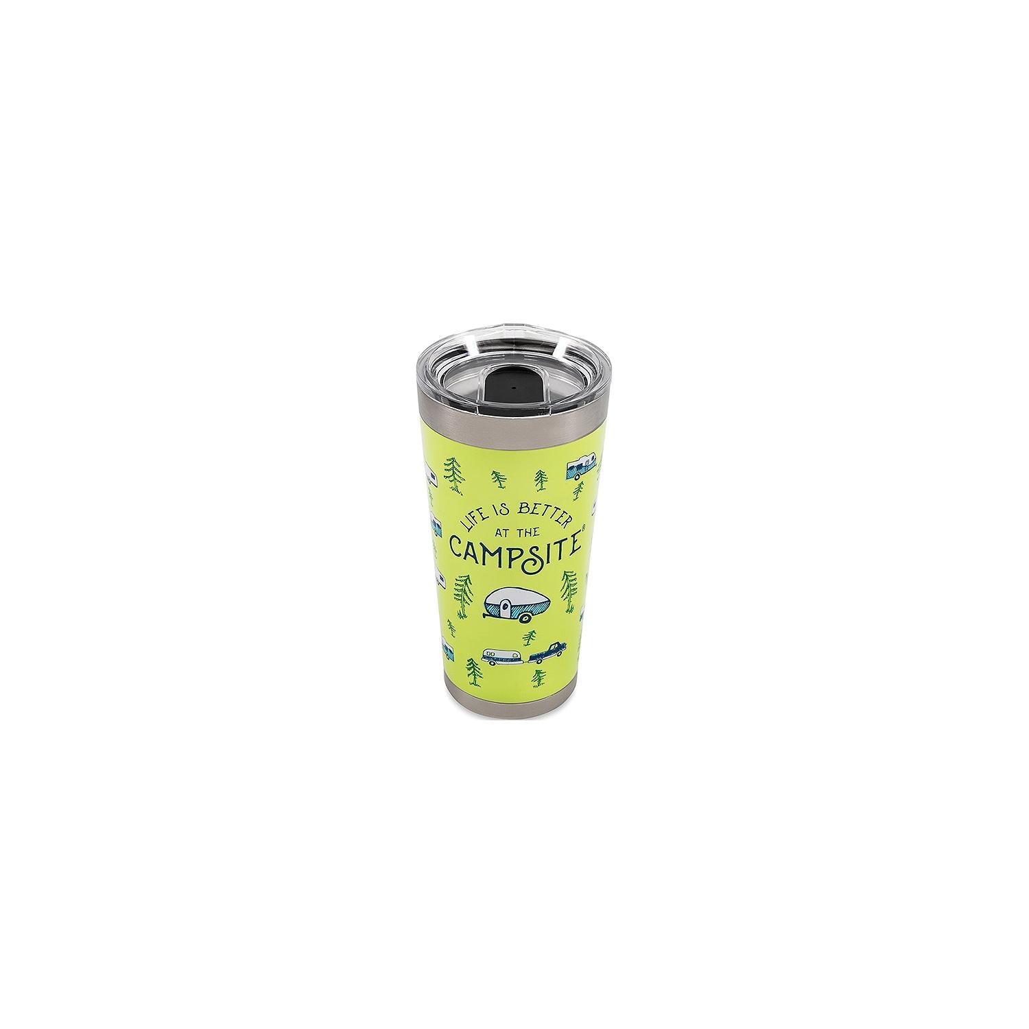 Camco 53321 Life Is Better At The Campsite Tumbler, 20 oz., Green