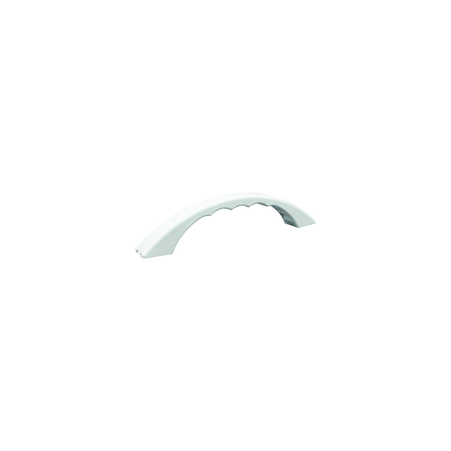 B&B Molders 94164 Contemporary Grab Handle, Polar White