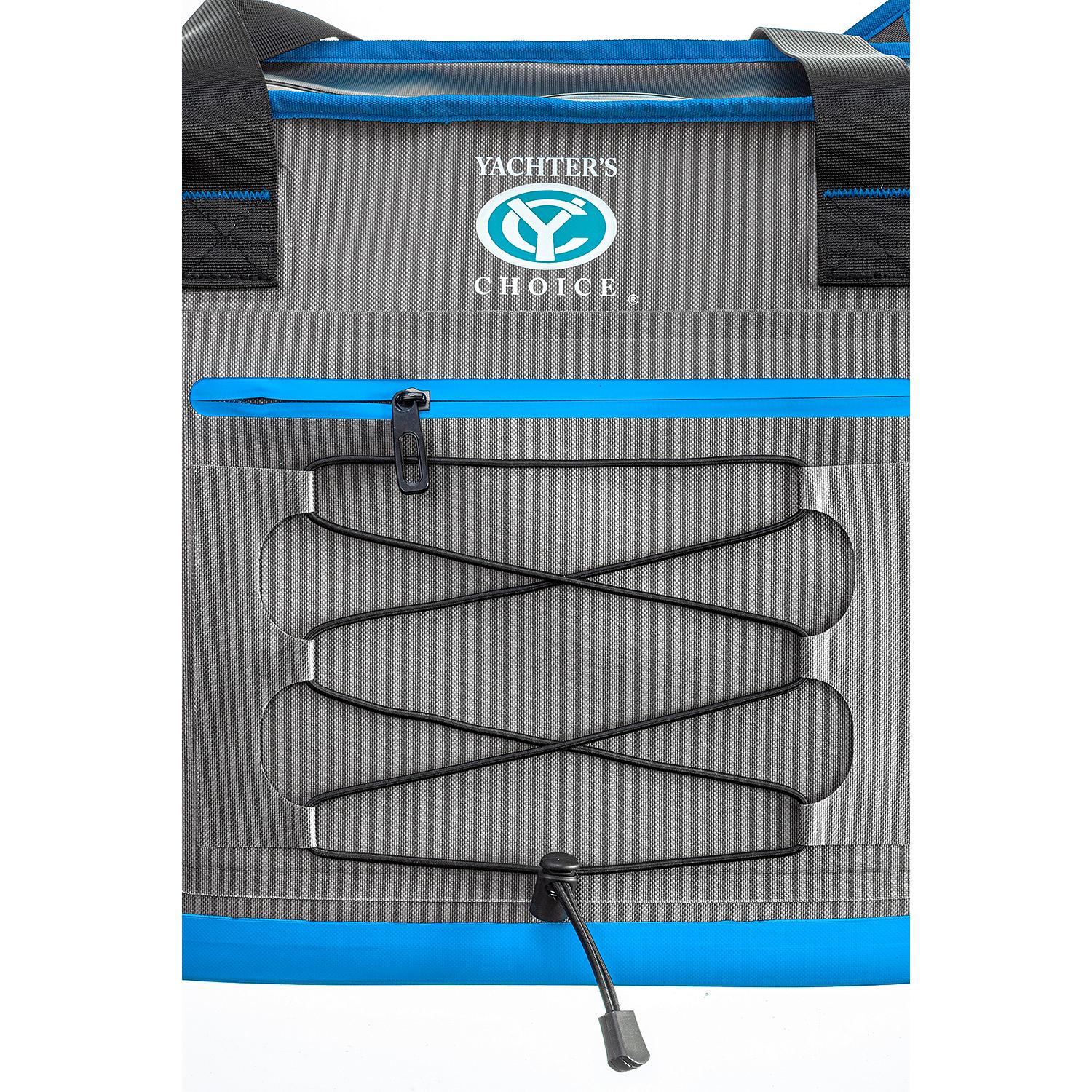 Yachter's Choice 50053 Soft Cooler
30 Can Capacity / Tote Style w/ Shoulder Strap, Grey/Blue