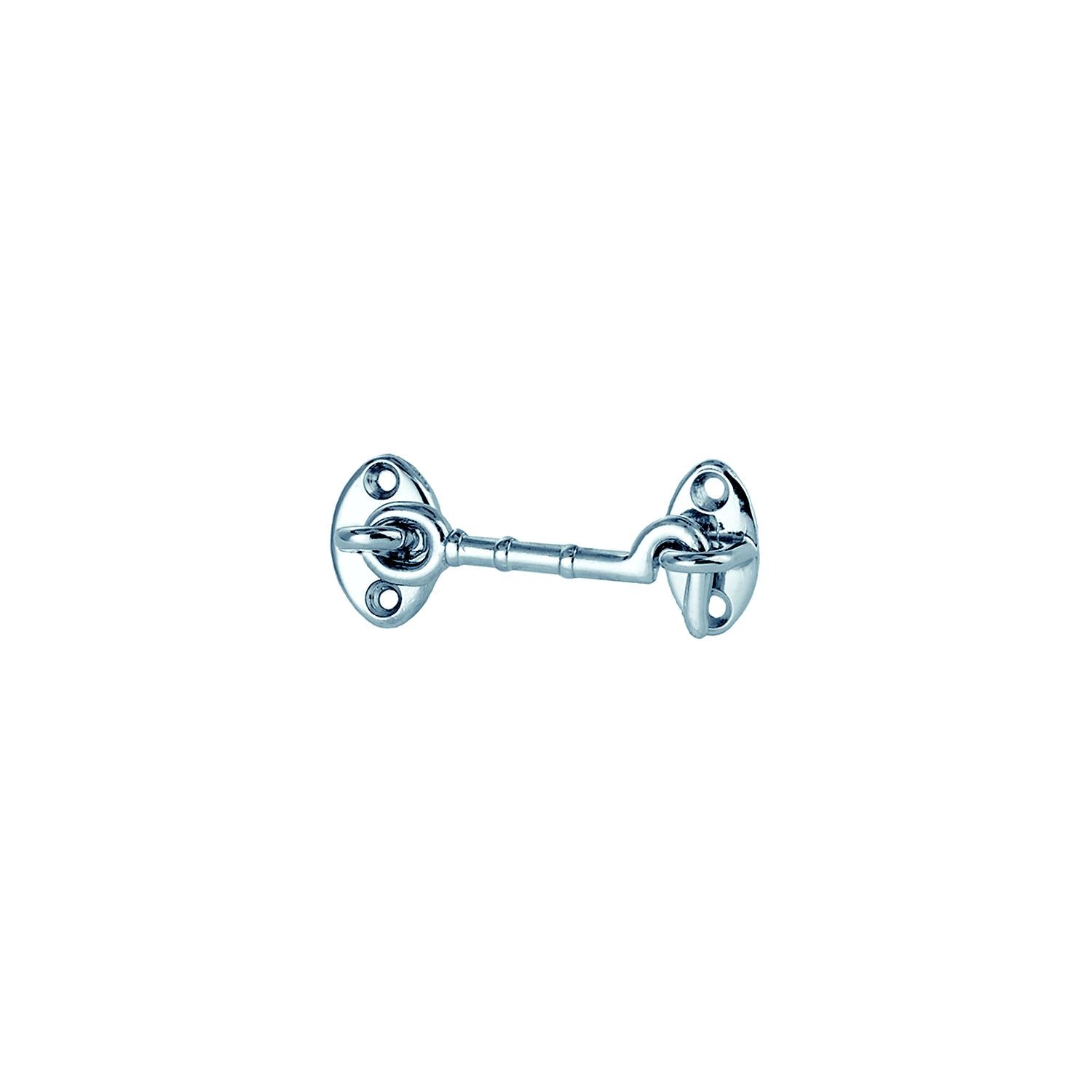 3-1/2" Chrome Plated Bronze Door Hook