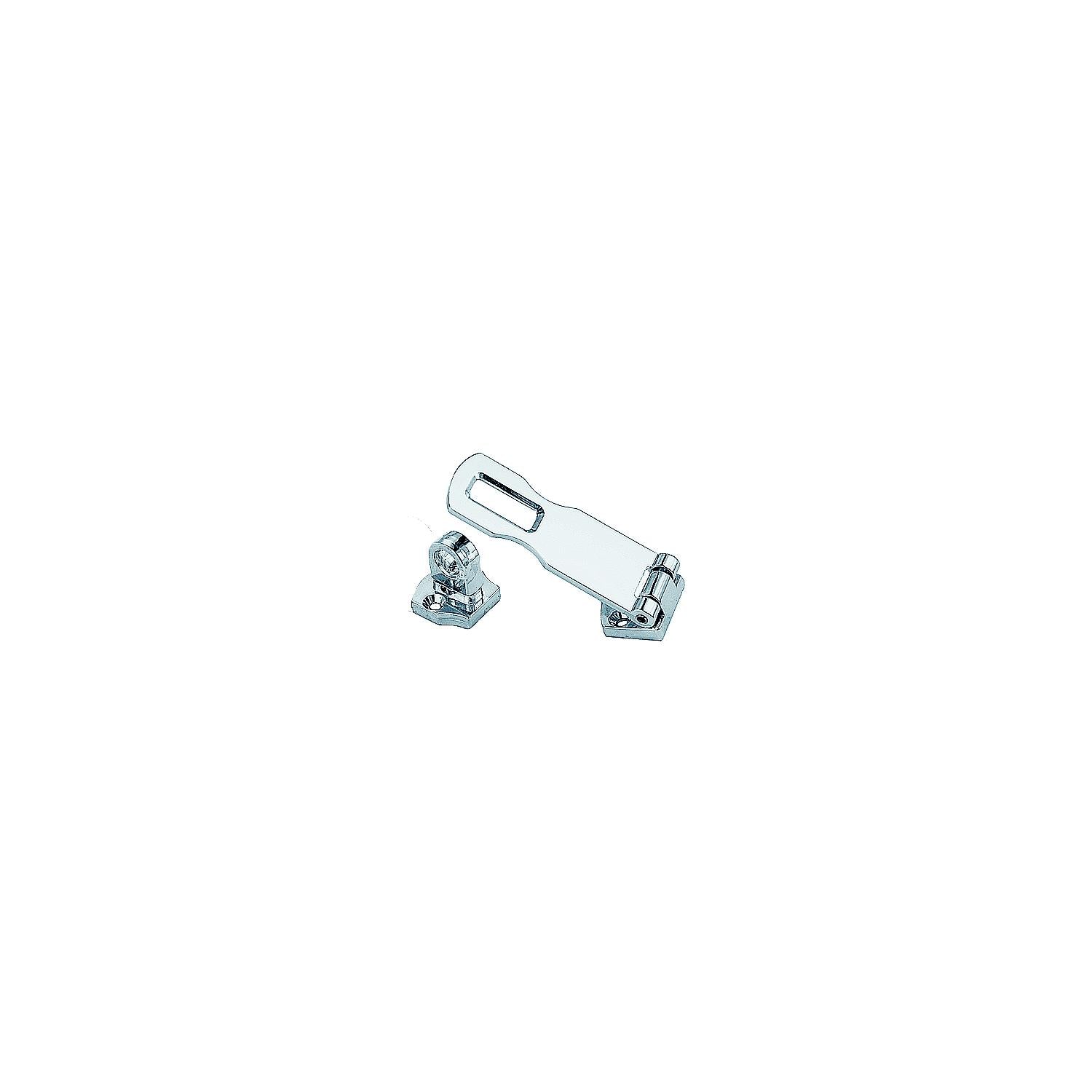 3 Chrome Plated Zinc Swivel Eye Hasp