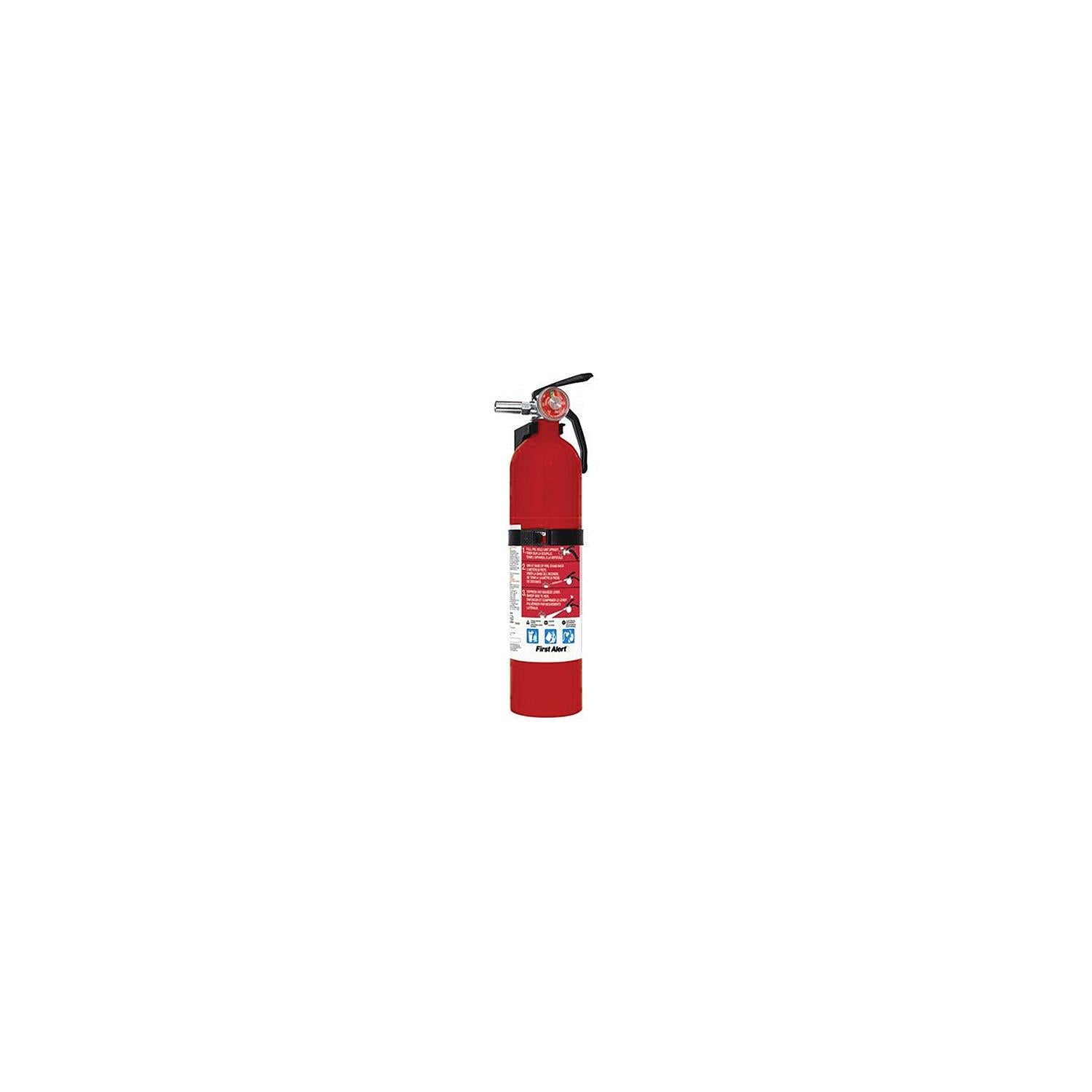 First Alert FE1A10GOA Multi-Purpose Dry Chemical Fire Extinguisher, Red, 1A-10B:C