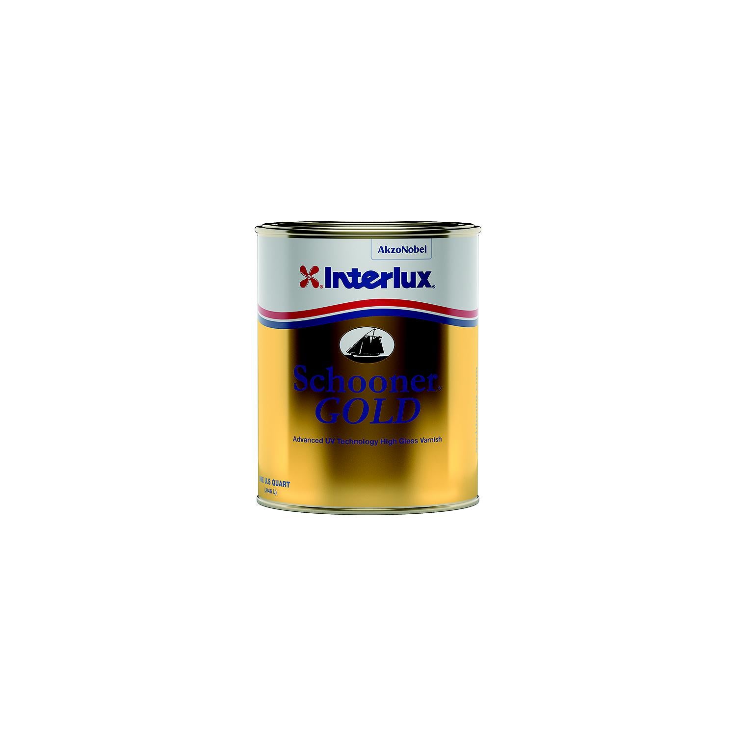 Interlux YVA500QT Schooner Gold Qt., 6/case