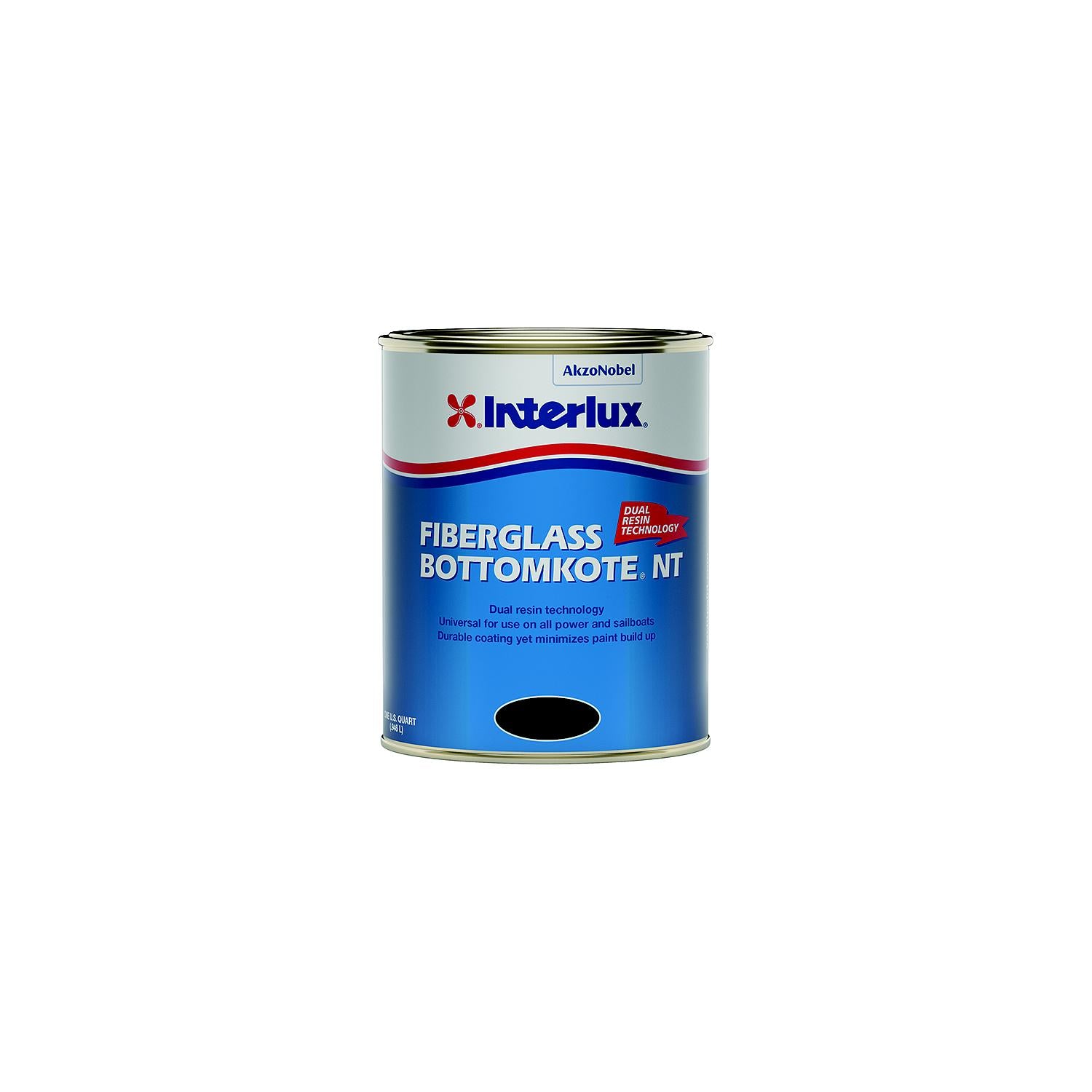 Interlux YBB349Q Fiberglass Bottomkote® NT Bottom Paint, Red Qt.