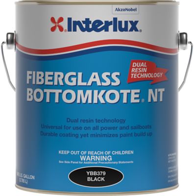 Interlux YBB379G Fiberglass Bottomkote® NT Bottom Paint, Black Gal.