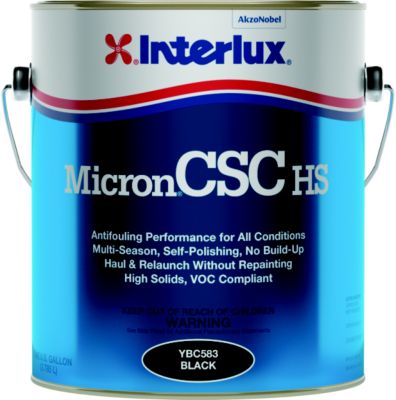 Interlux YBC583G Micron® CSC HS Bottom Paint, Black, Gal.