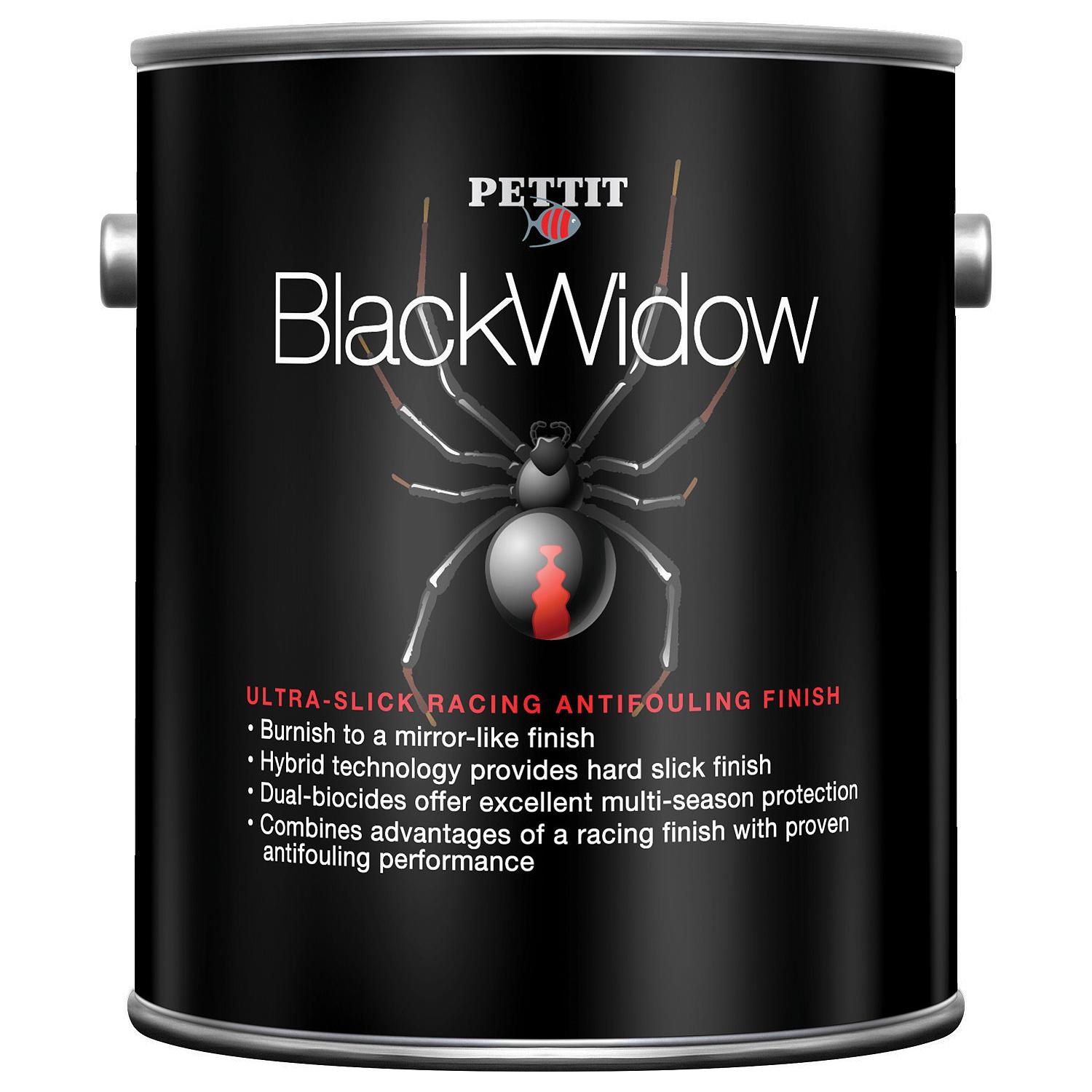 Pettit 1869G Black Widow Racing Finish, Black Gal., 2/case