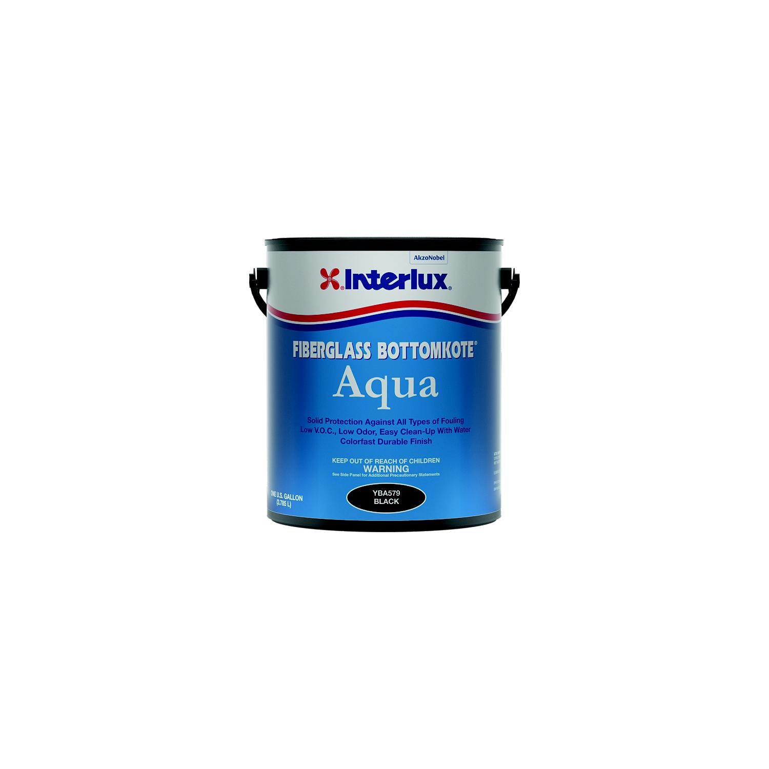 Interlux YBA549G Fiberglass Bottomkote® Aqua, Red, Gal.