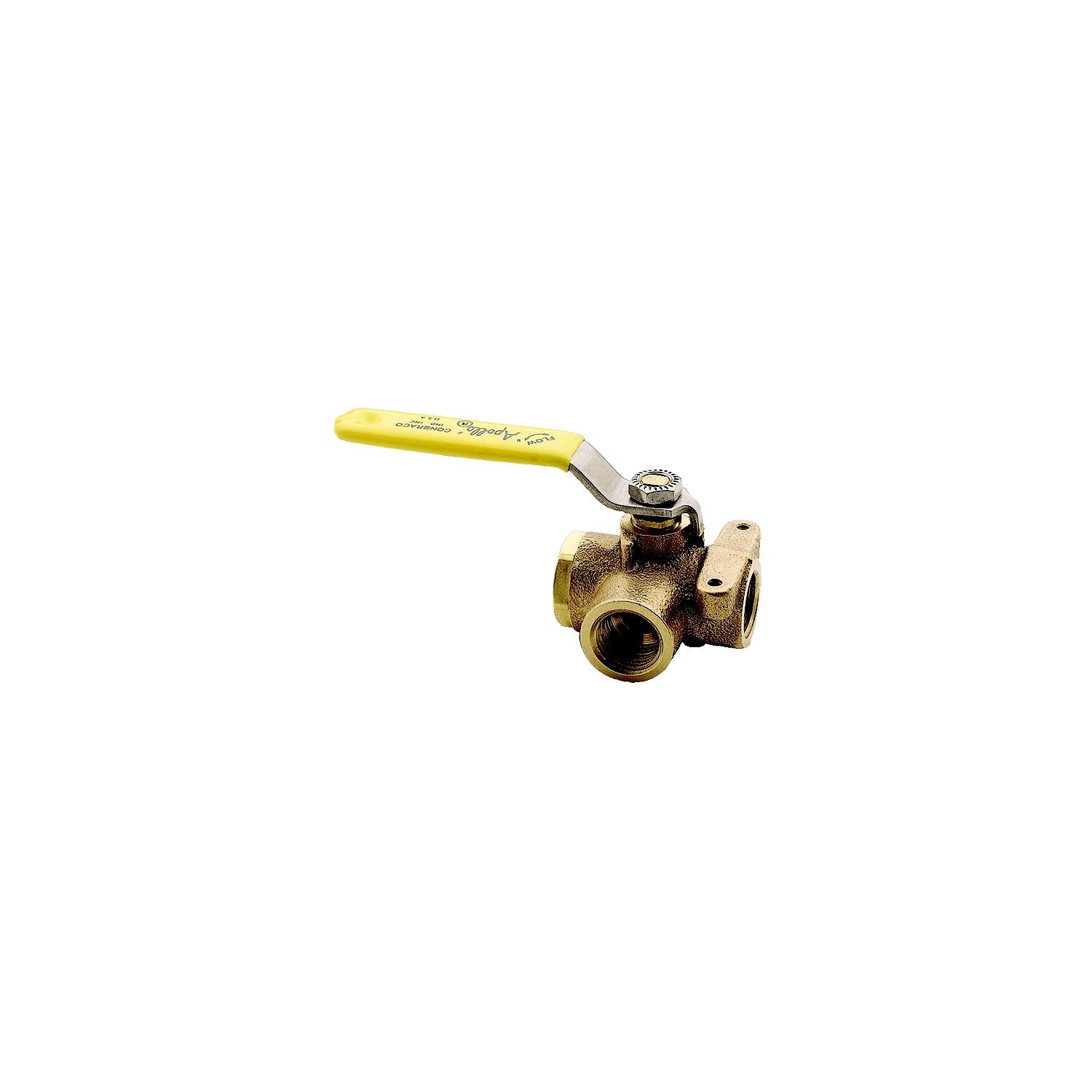 1-1/2" 3-Way Bronze Diverter Valve