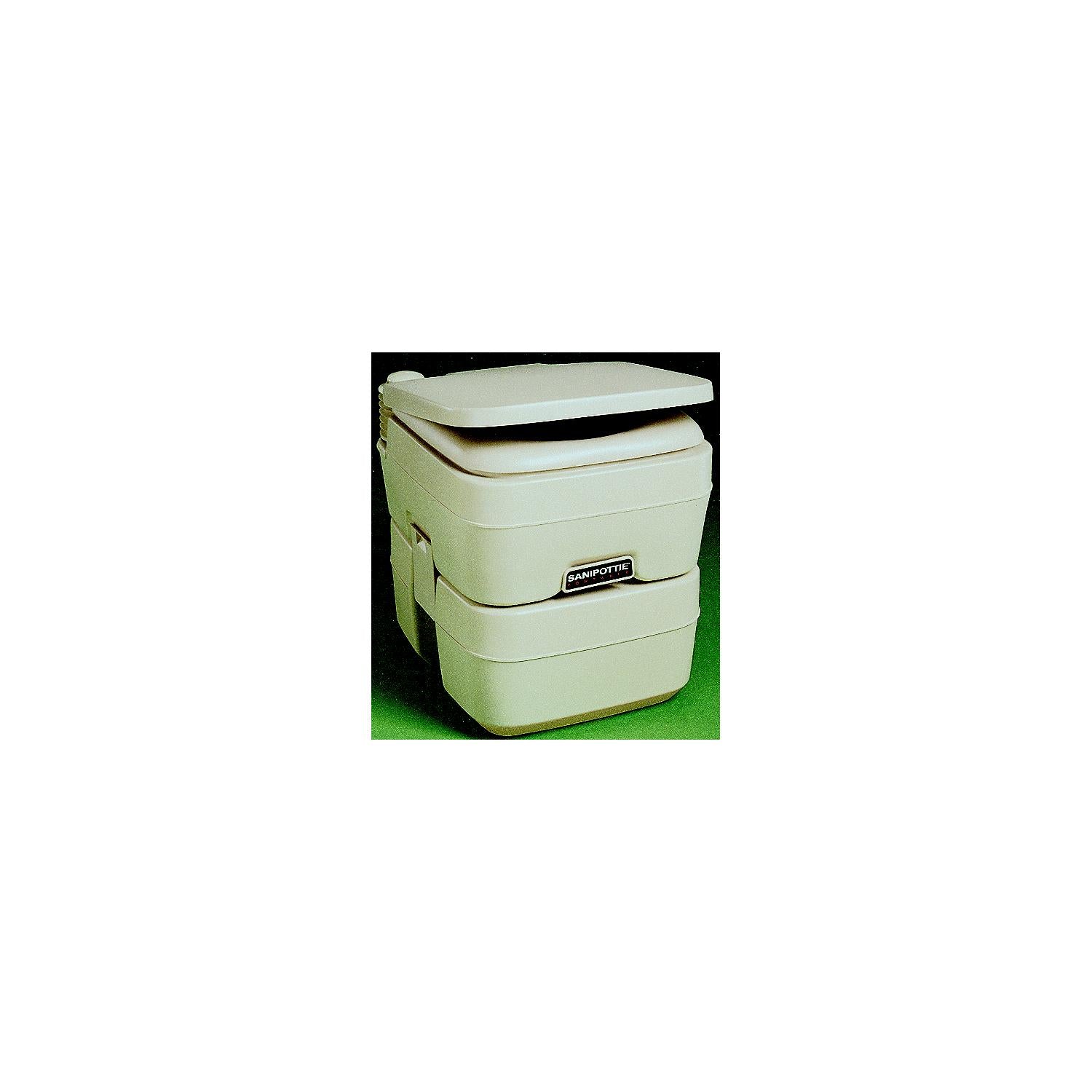 Dometic 5.0 Gallon SaniPottie 965MSD Portable Toilet With Mounting Brackets and 1.5" MSD Fittings