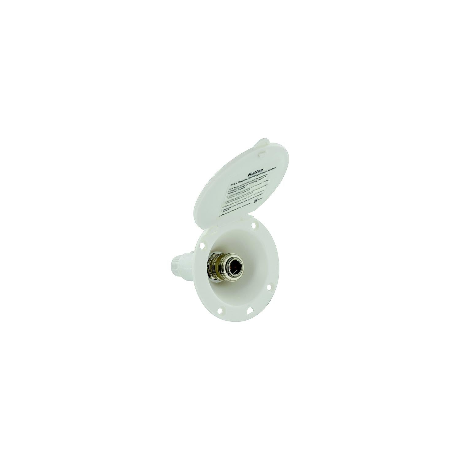 Valterra Spray-Away Quick Connect Port, White