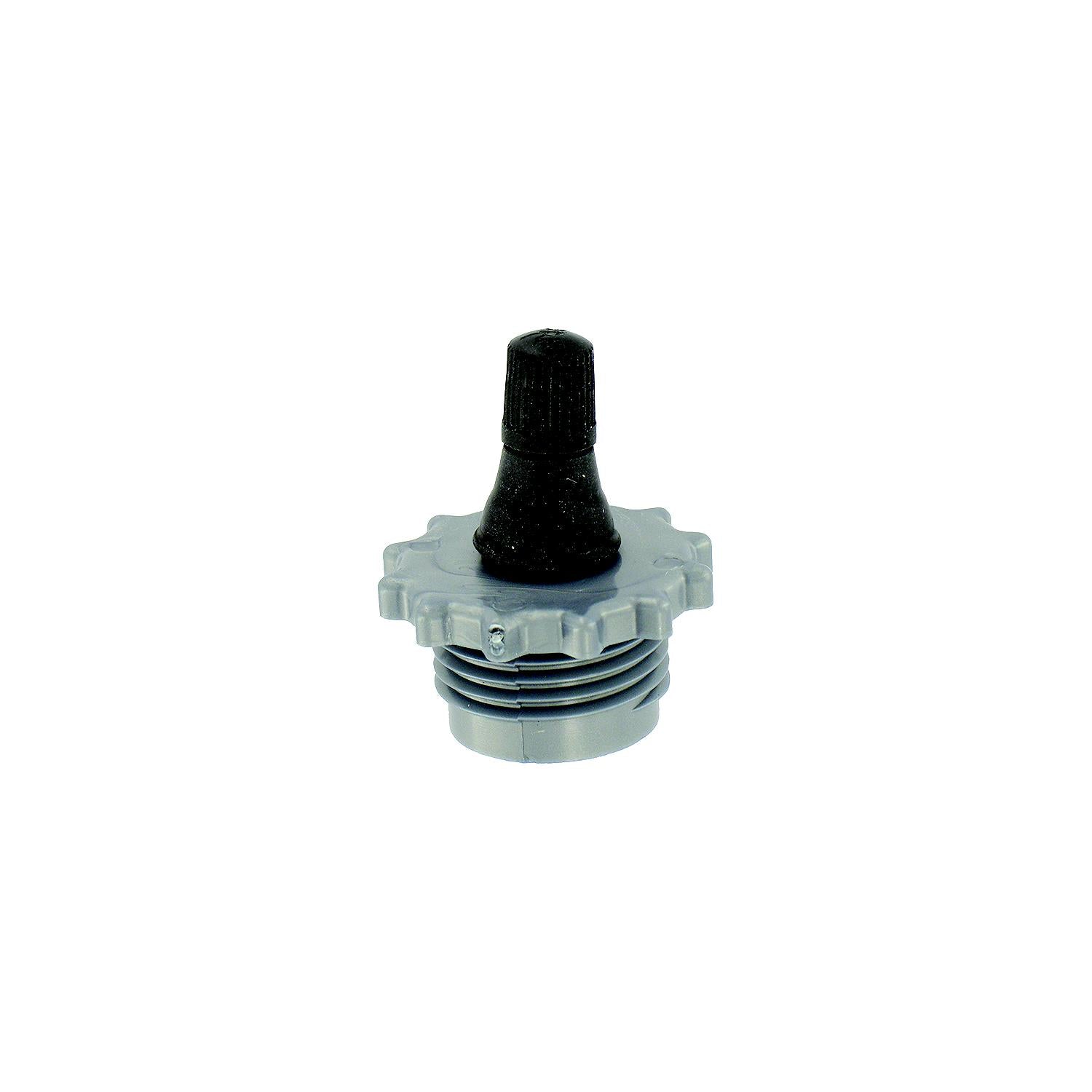 Valterra Blow Out Plug, Gray Plastic w/Valve