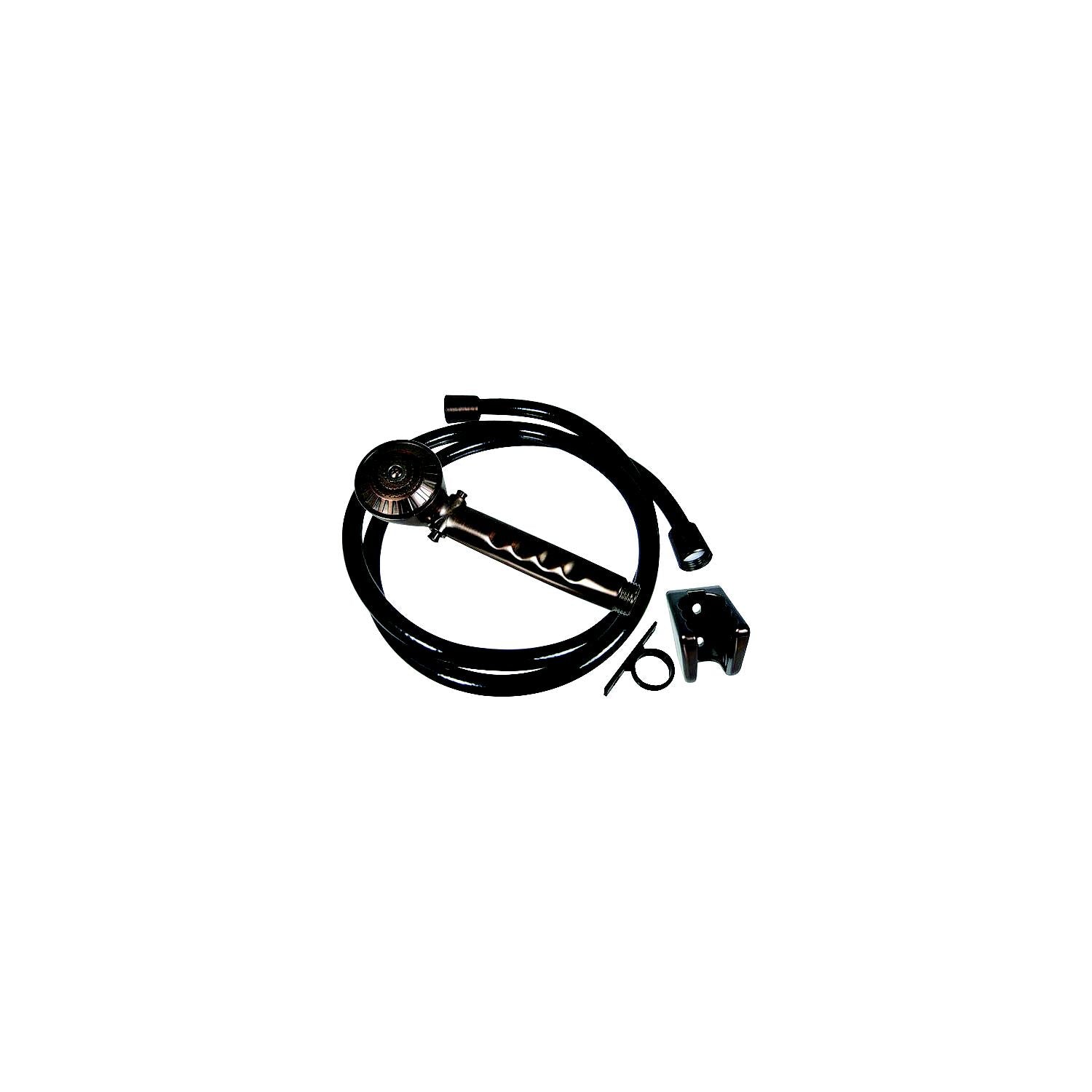 Valterra Phoenix PF276027 RV Outdoor 60" Vinyl Shower Hose & Kit, Rubbed Bronze