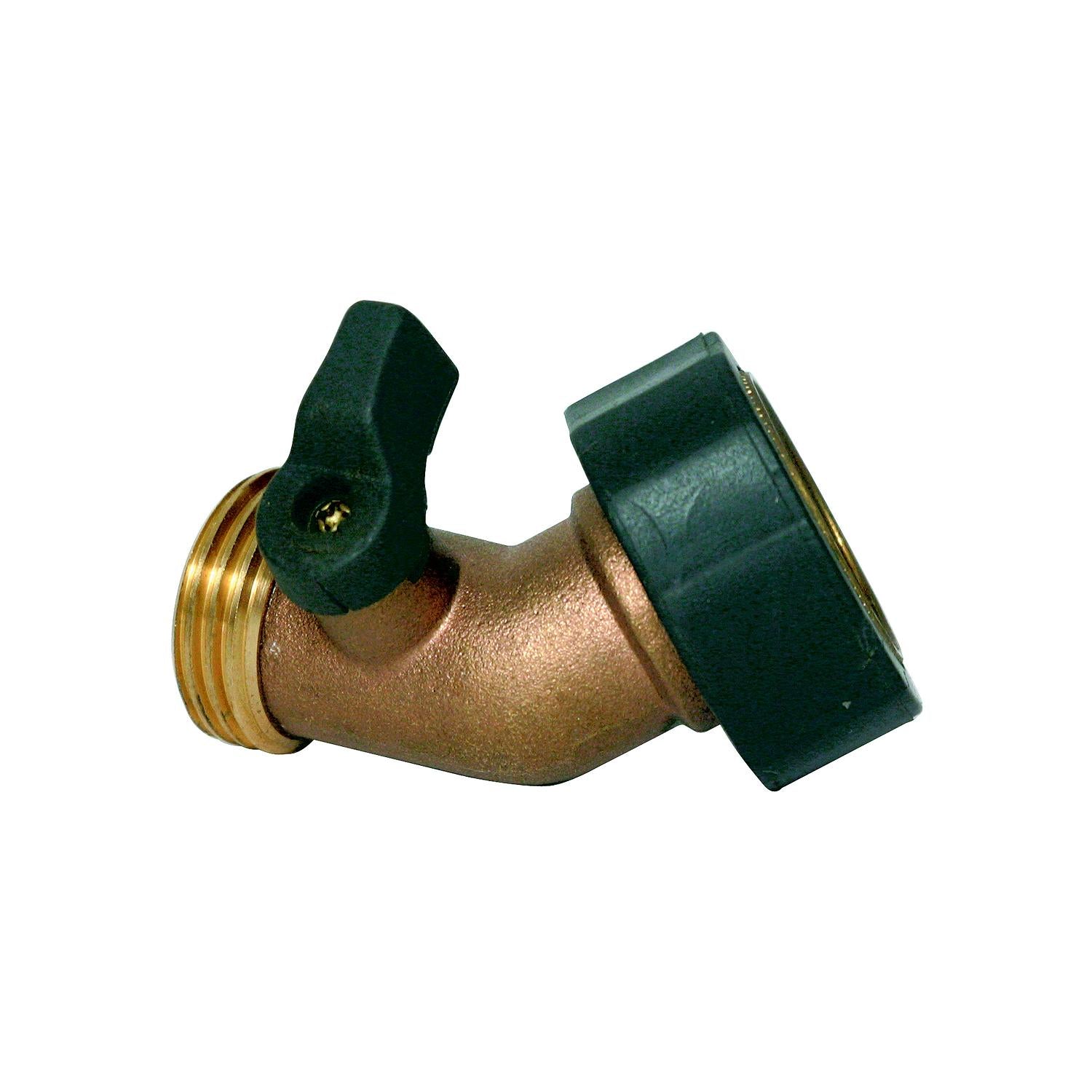 Camco 20173 Brass 45 Degree Shut-Off Valve