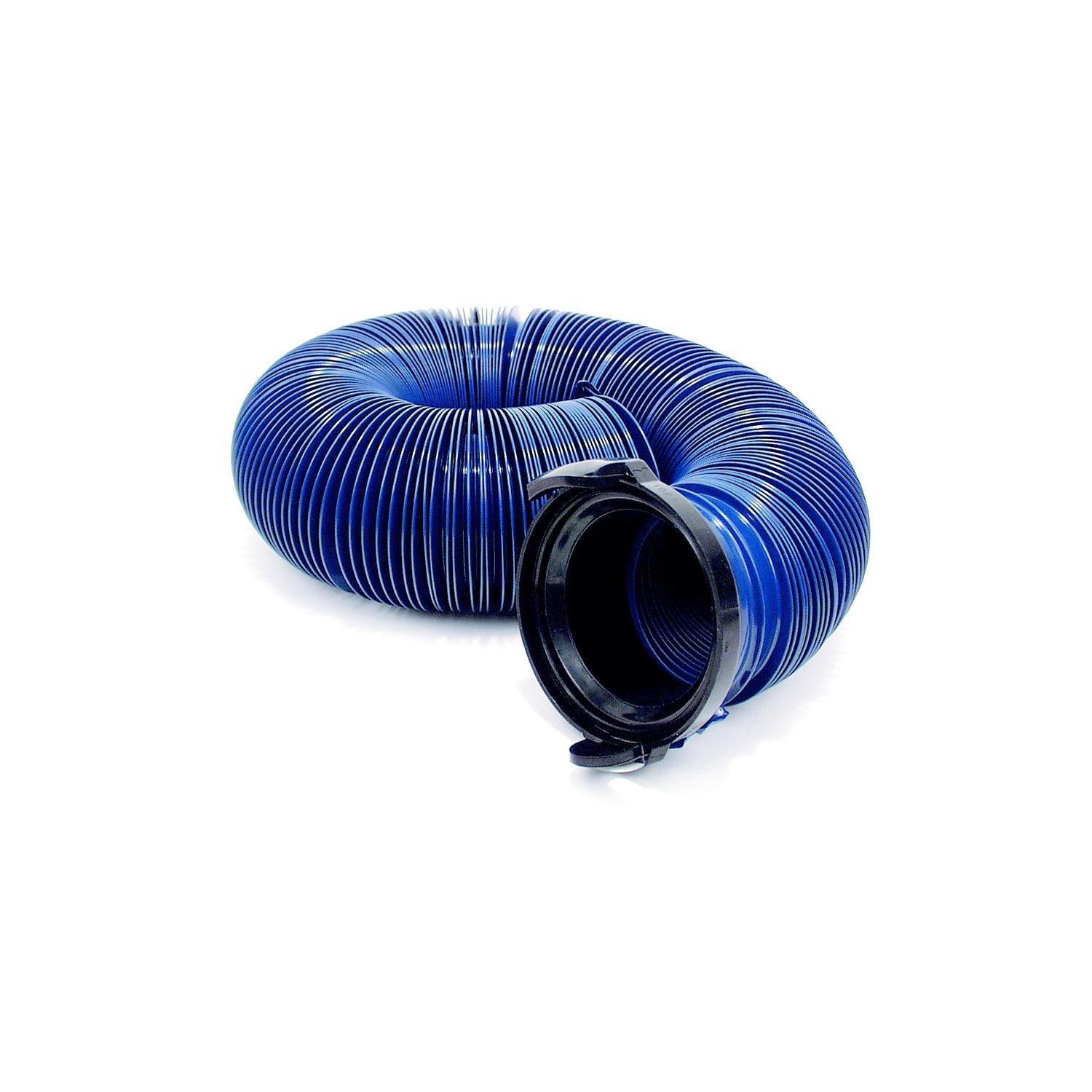 Valterra D04-0121 Blue Quick Drain 3" x 20' RV Sewer Hose & Adapter