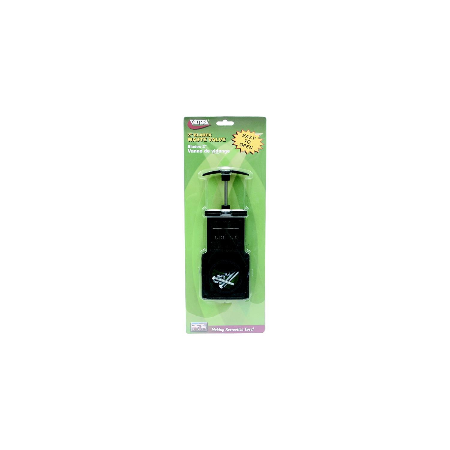 Valterra Bladex™ Waste Valve W/Plastic Handle, 2"