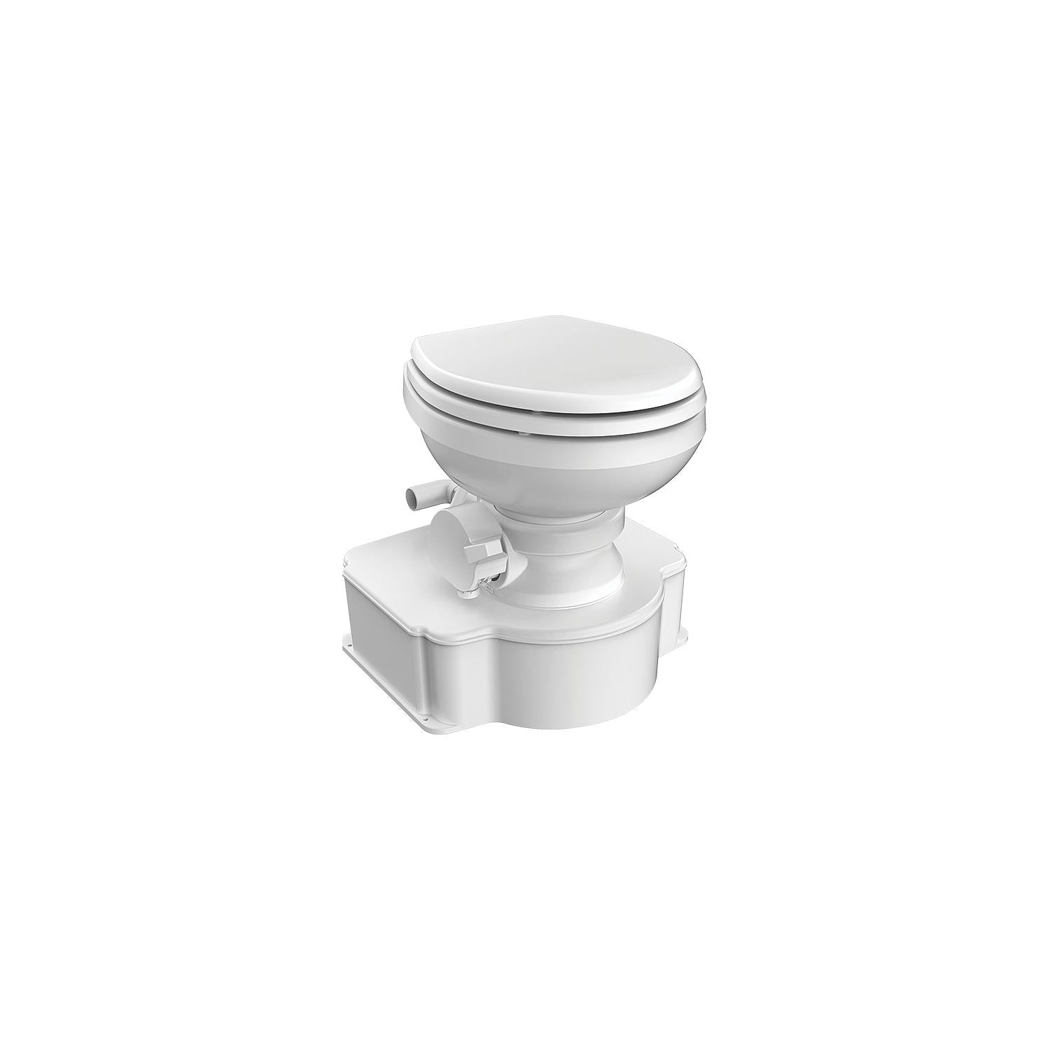 Dometic 312070001 M65-700 All-In-One Marine Toilet, White w/Plastic Seat