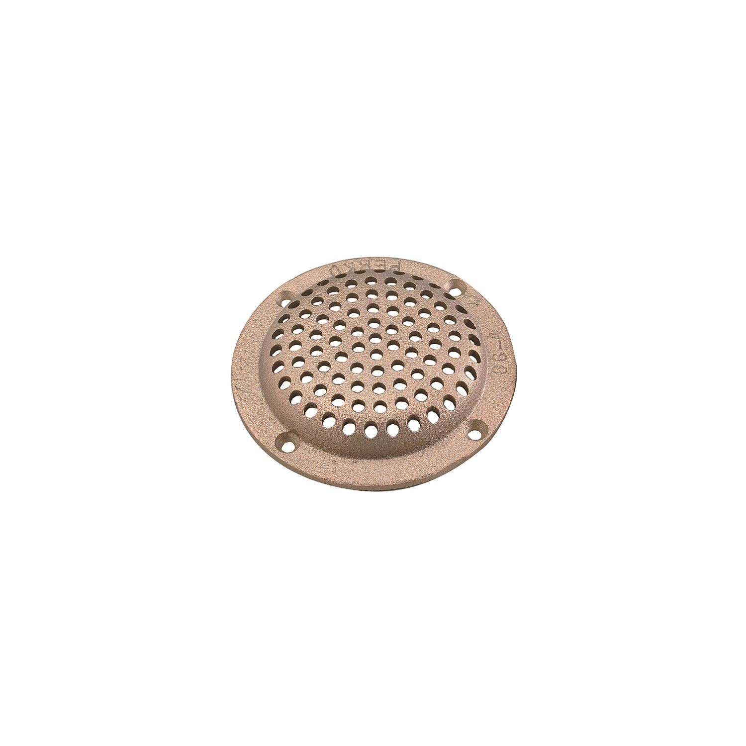 5" Round Bronze Strainer for 2" T-Hulls