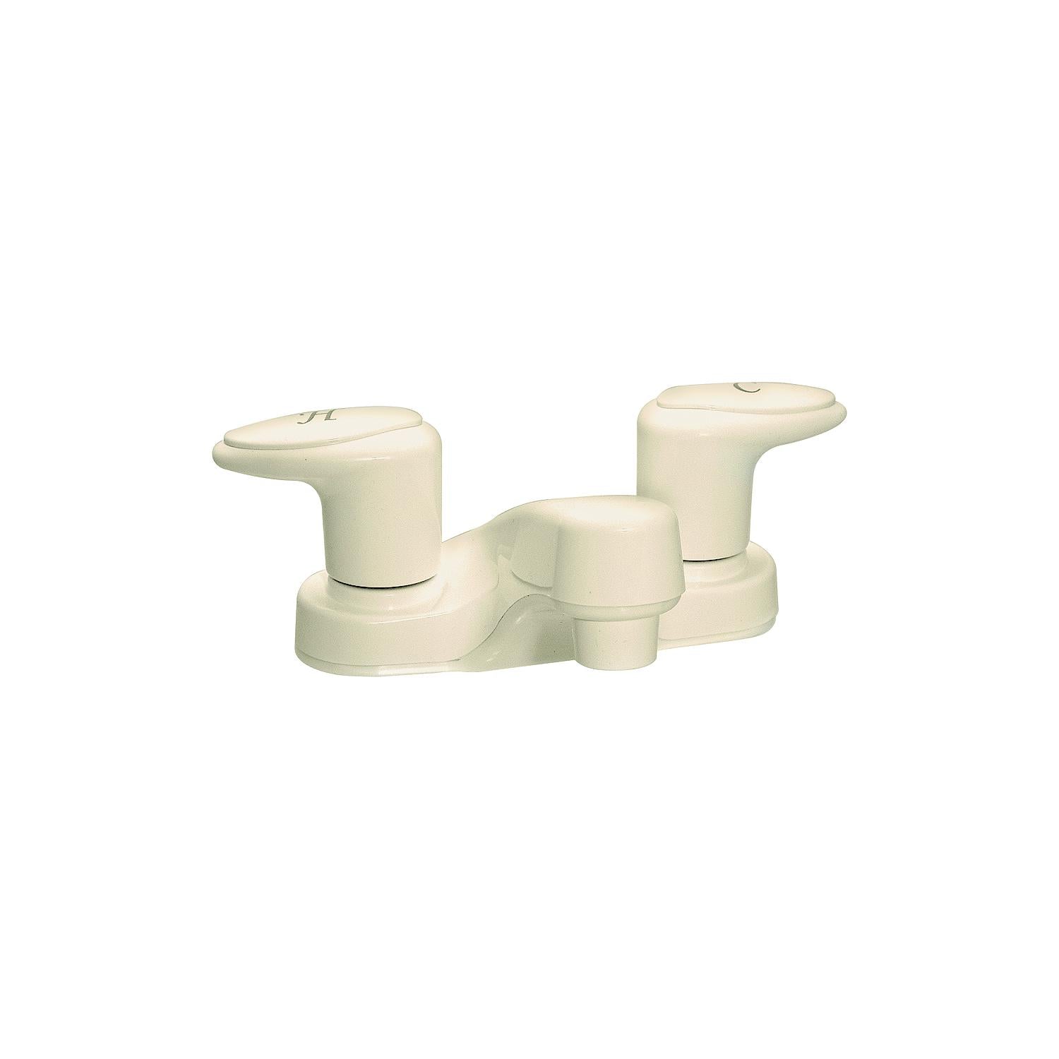 Valterra Catalina PF222101 Biscuit Finish Two Lever Handle RV Lavatory Bathroom Faucet