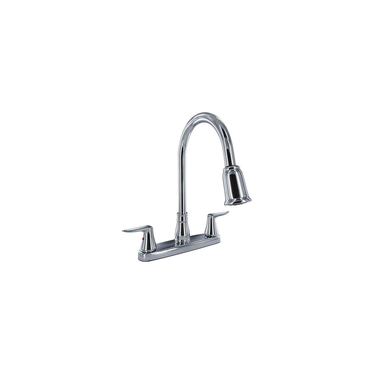 Valterra PF221306 Catalina™ Two Handle Kitchen Faucet, Chrome