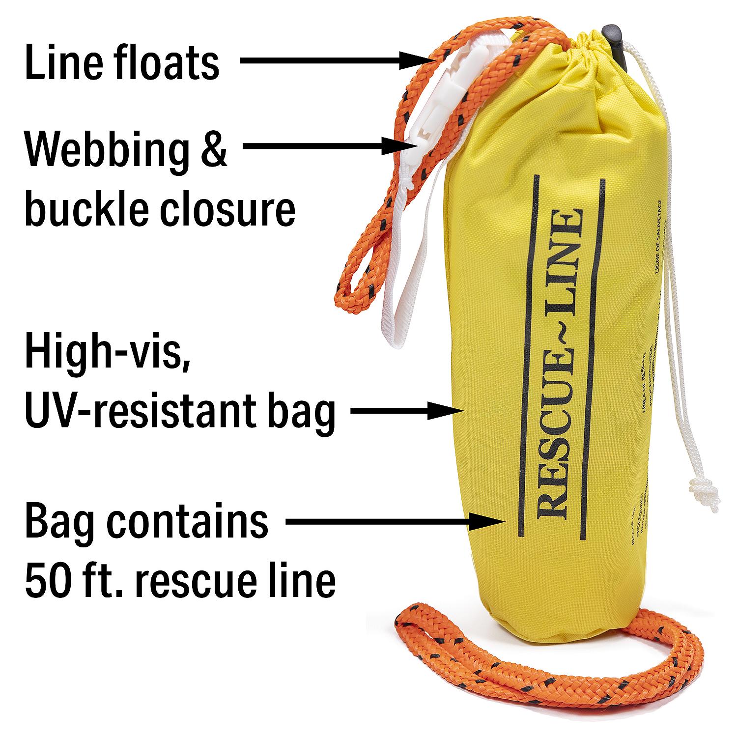 Seachoice 45441 Rescue Line Throw Bag